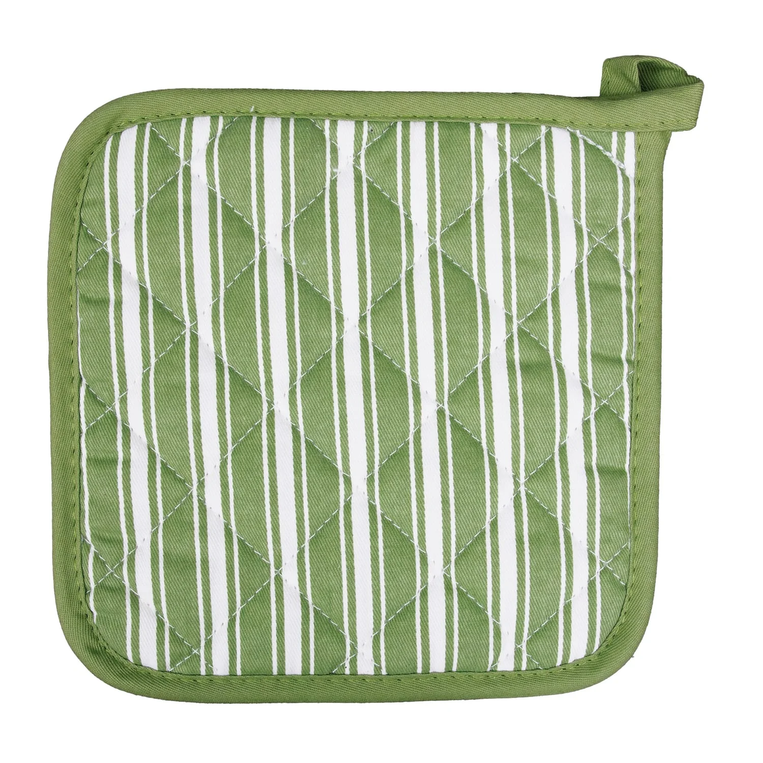 Better Houseware Striped Pot Holder, Green