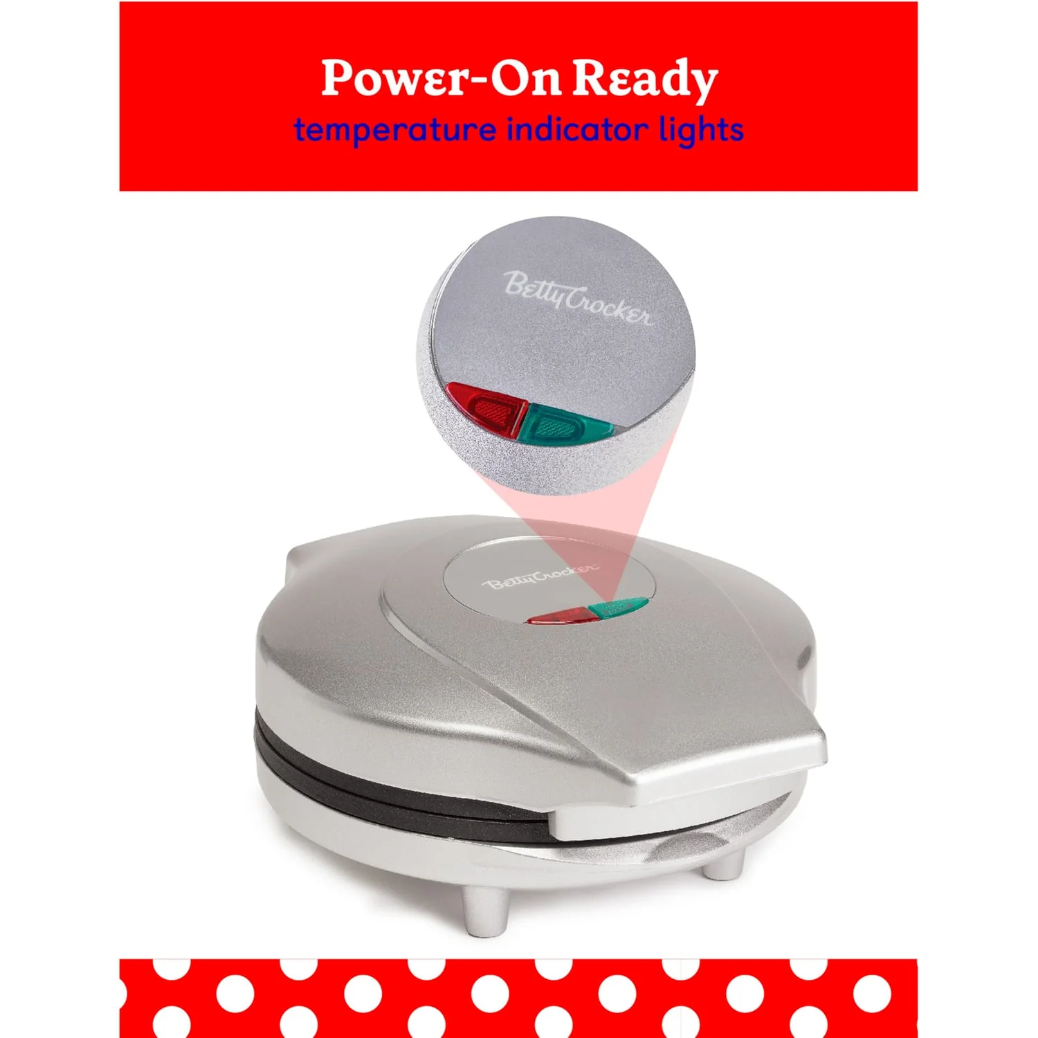 Betty Crocker 8-In. Indoor Electric Travel Nonstick Pizza Maker Plus with Insulated Travel Bag, Silver - Image 5