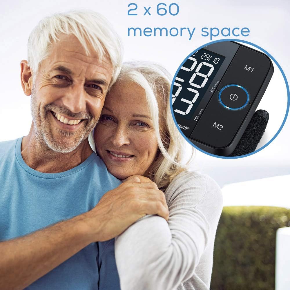 Beurer Wrist Blood Pressure Monitor with Bluetooth, Irregular Heartbeat Detection, Risk Indicator, Large Display, and Travel Case - Image 7
