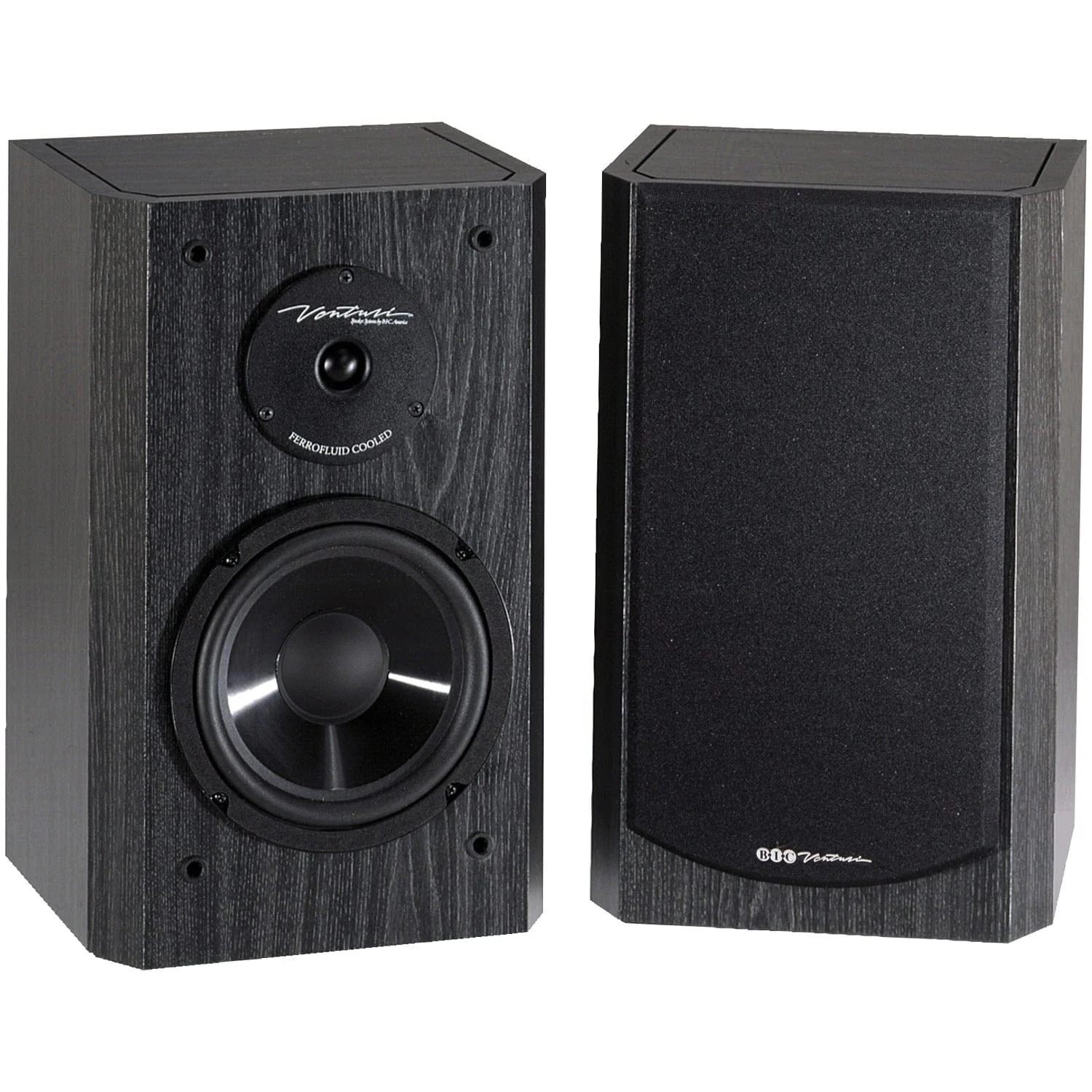 BIC America 175-Watt Venturi DV62si Powered Bookshelf/Surround Sound Speaker Set with 6.5-In. Woofers, Pair