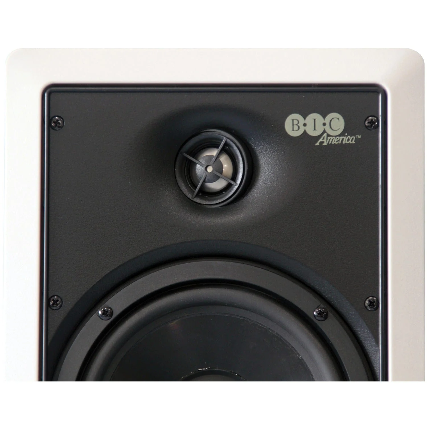 BIC America 6.5-In. 150-Watt Muro M-PRO6W 2-Way Outdoor In-Wall Speaker Pair with Polygraphite Woofer and Pivoting Titanium Tweeter, 8 Ohms - Image 5