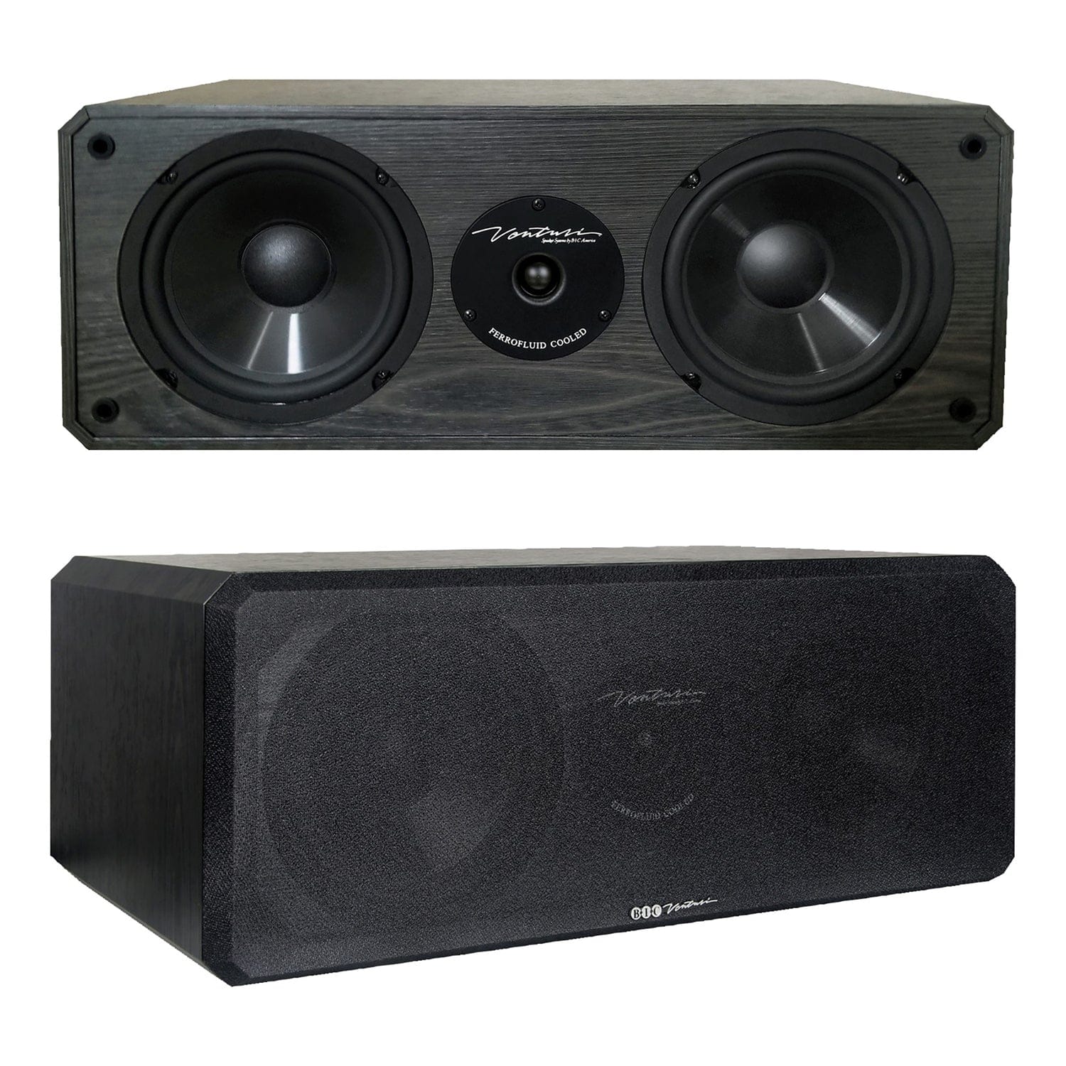 BIC America Venturi DV62CLR-S 175-Watt 3-Driver 2-Way Center Channel Speaker