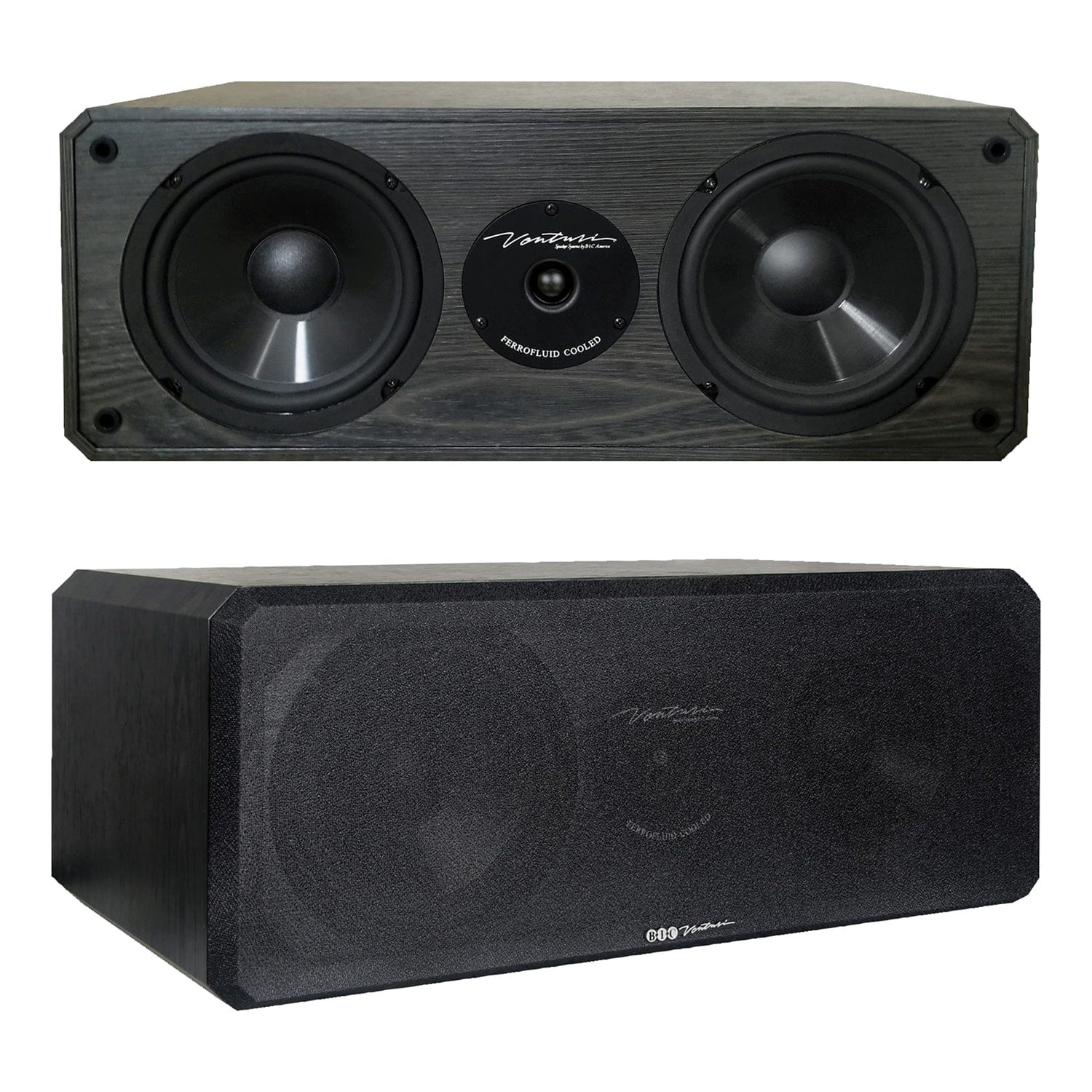 BIC America Venturi DV62CLR-S 175-Watt 3-Driver 2-Way Center Channel Speaker - Image 2