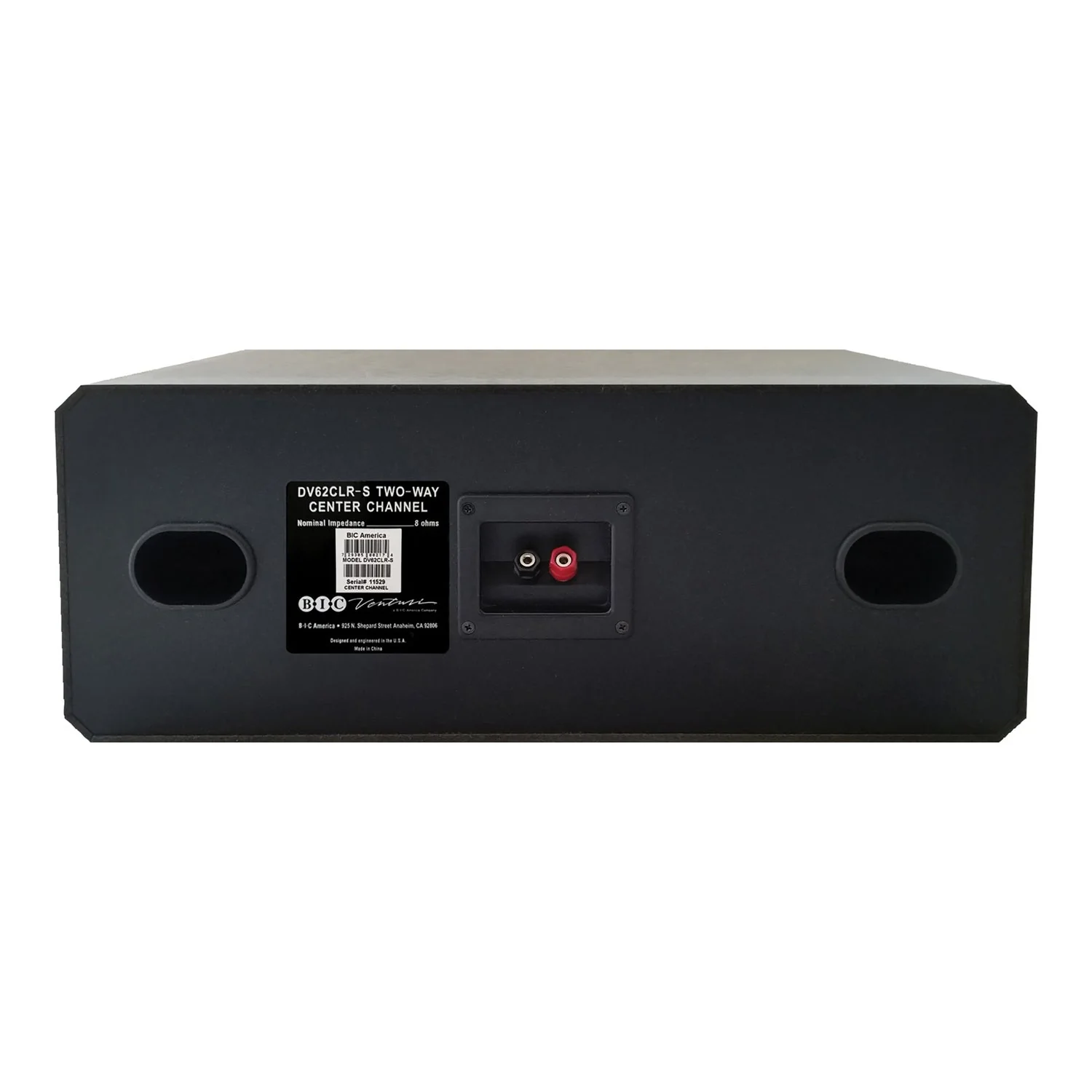 BIC America Venturi DV62CLR-S 175-Watt 3-Driver 2-Way Center Channel Speaker - Image 3