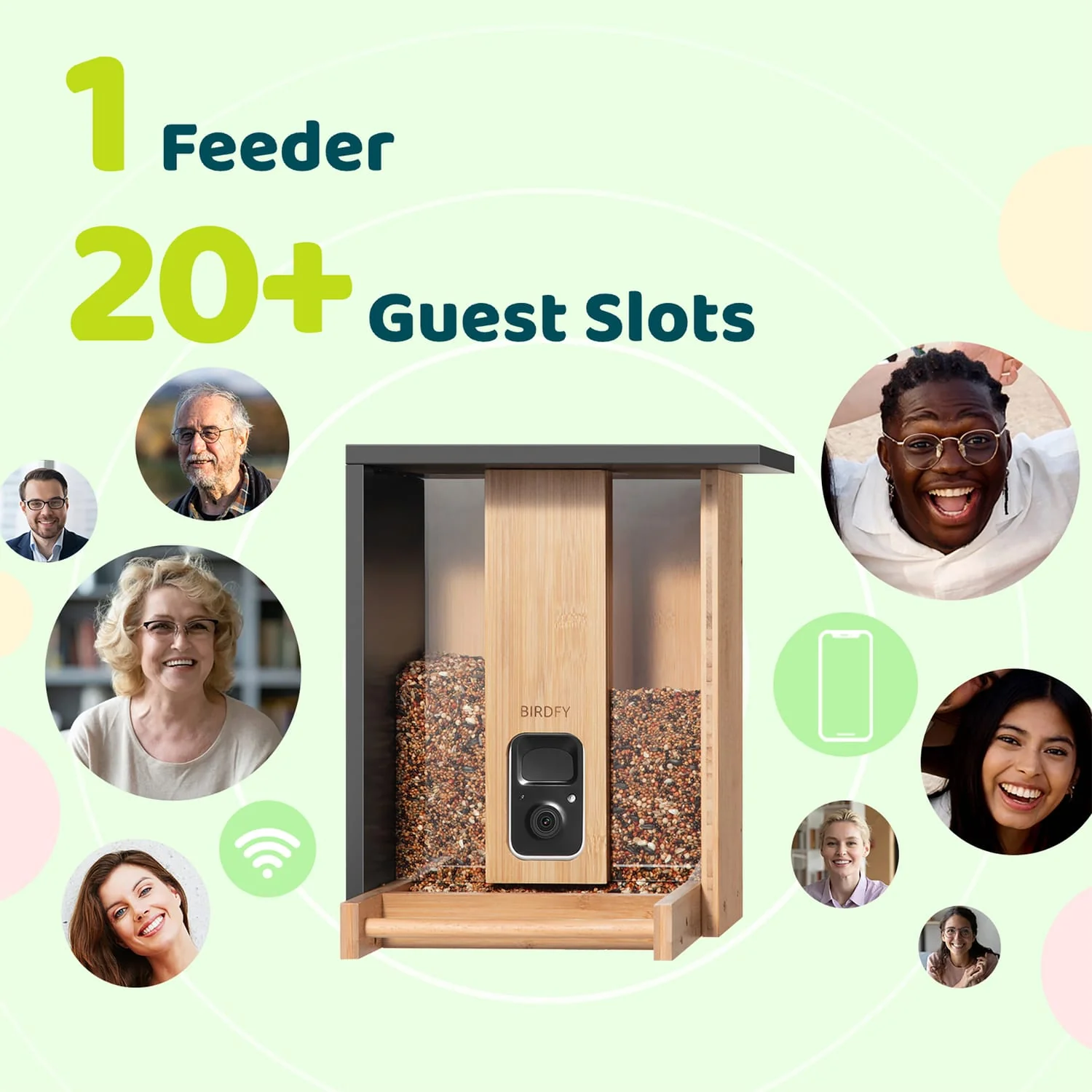 Birdfy Feeder Bamboo with Camera, Solar Panel, and AI by Subscription - Image 4