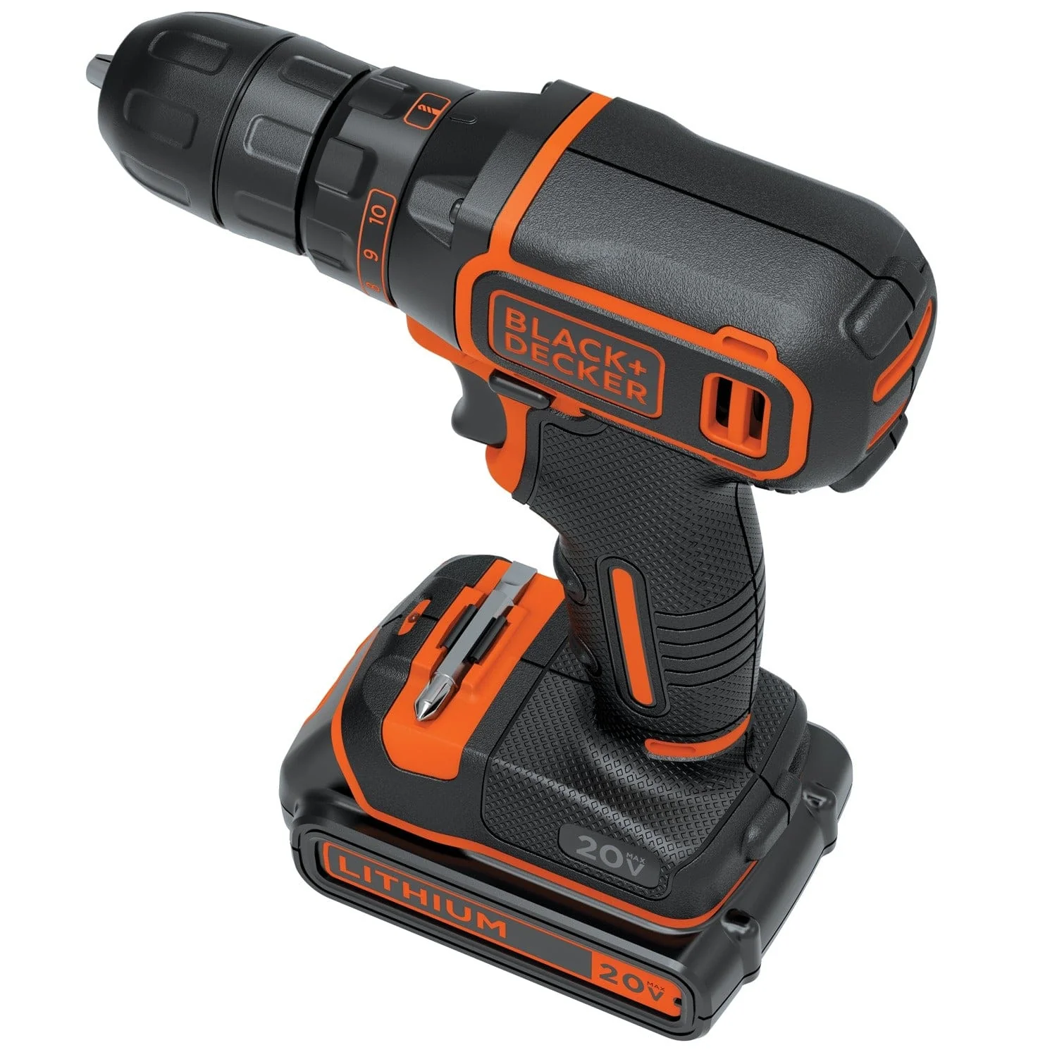 Black+Decker 20-Volt MAX* Lithium Single-Speed Drill/Driver - Image 5