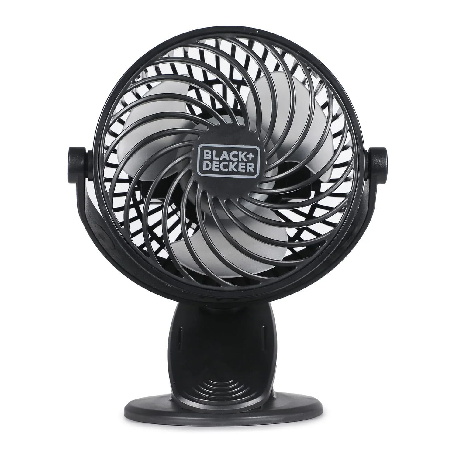 Black+Decker BFDC42PK 4-In. 3-Speed Portable USB-Powered Convertible Clip Fan, Black, 2 Count - Image 2
