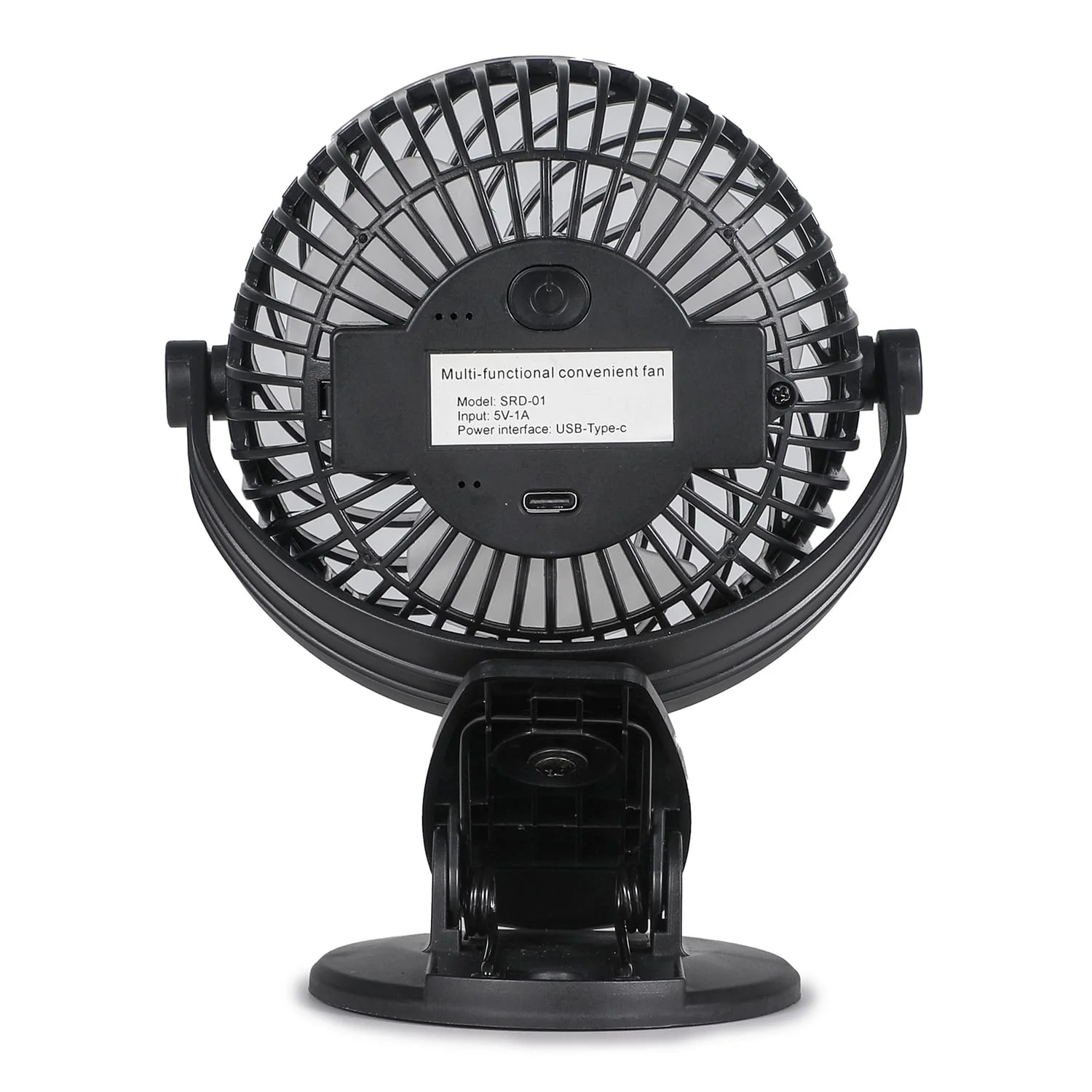 Black+Decker BFDC42PK 4-In. 3-Speed Portable USB-Powered Convertible Clip Fan, Black, 2 Count - Image 3
