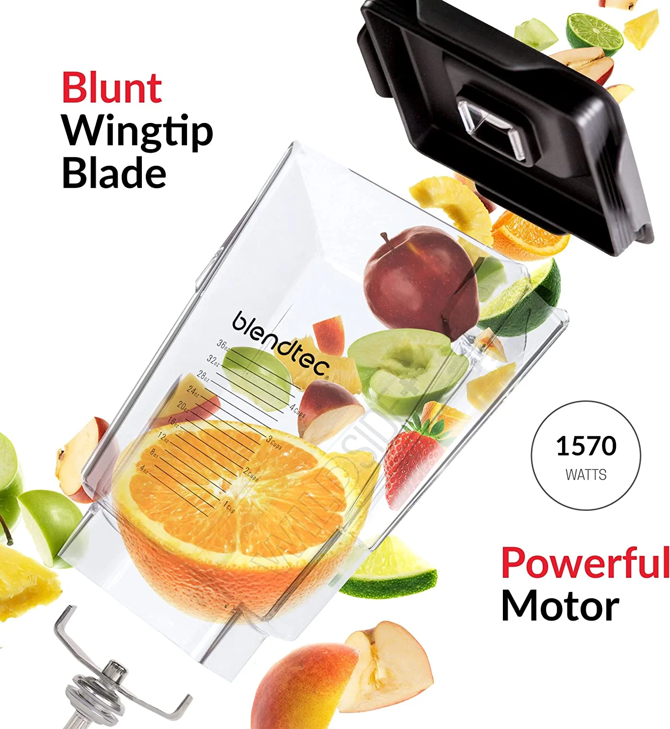 Blendtec Professional 800 Blender, WildSide+ Jar, 11 Speeds, Black - Image 5