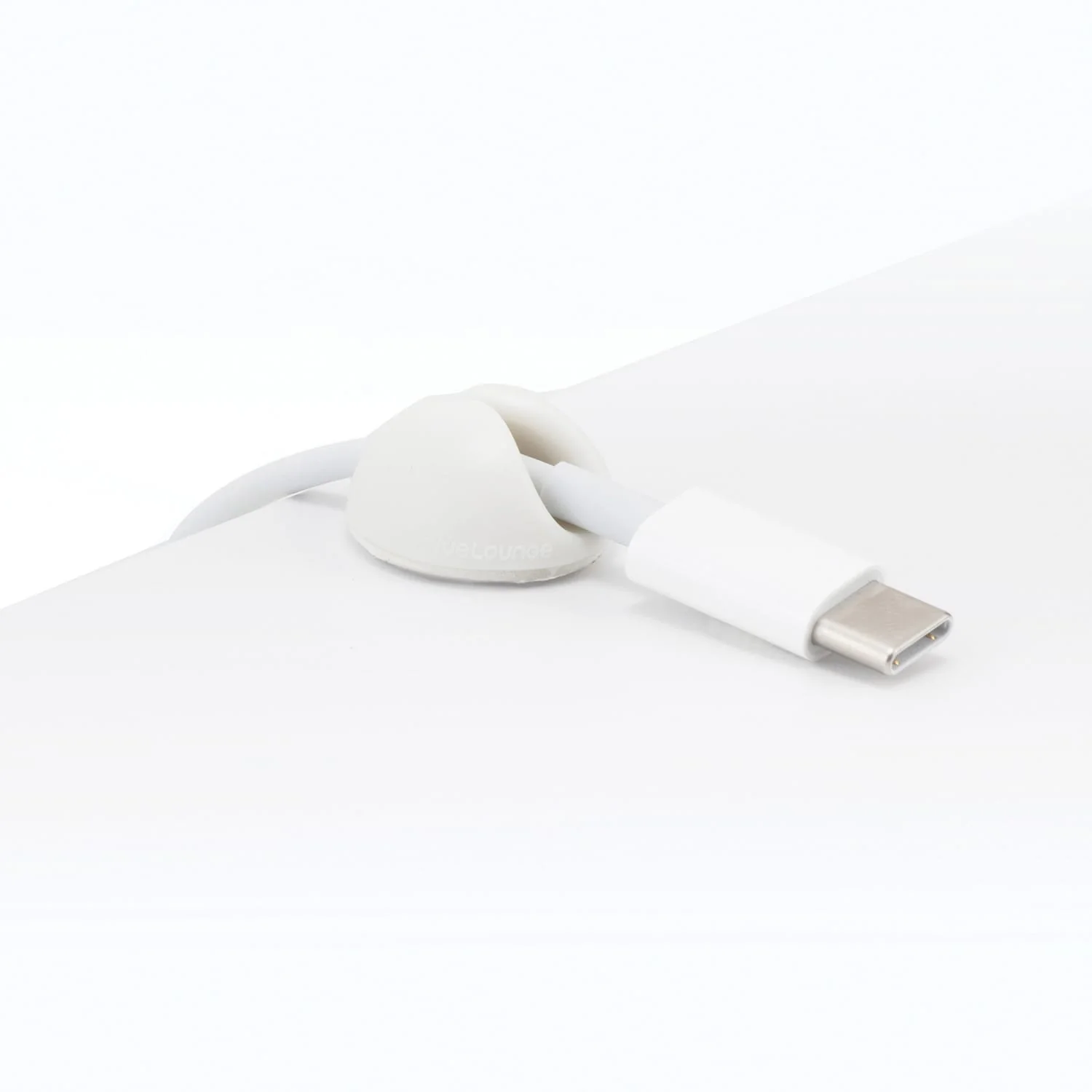 Bluelounge CableDrop Mini Cable Routing Clip, BLUCDM, 9 Pack, White - Image 2
