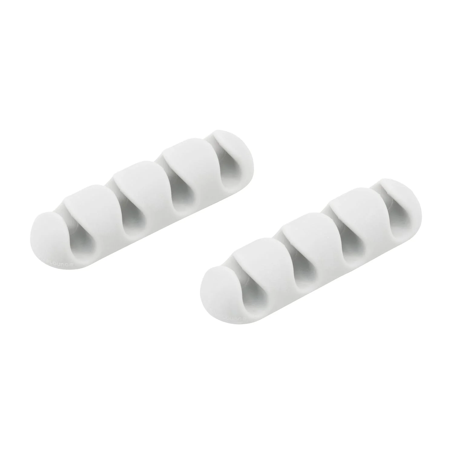 Bluelounge CableDrop Multi Cable Routing Clip, BLUCDMU, 2 Pack, White