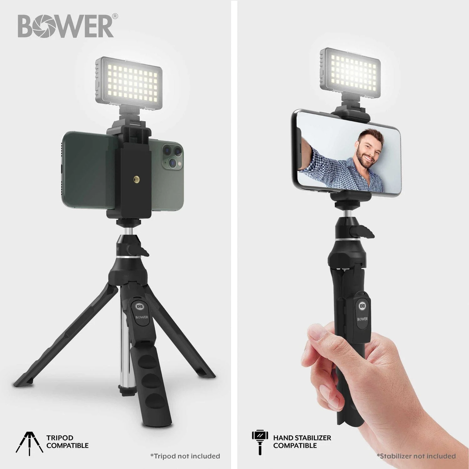 Bower 50 LED Smartphone Video Light - Image 3