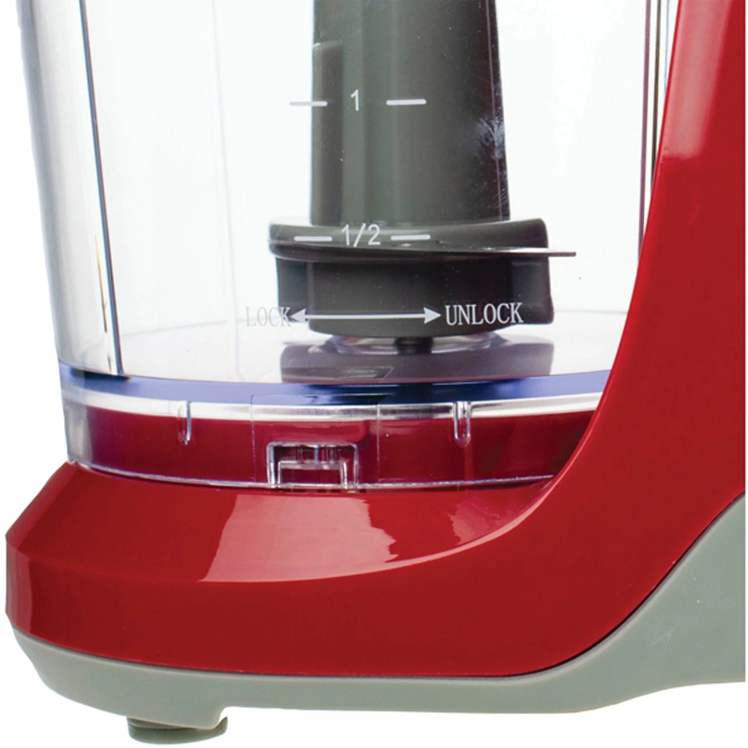 Brentwood 1.5-Cup Mini Food Chopper, Red - Image 3