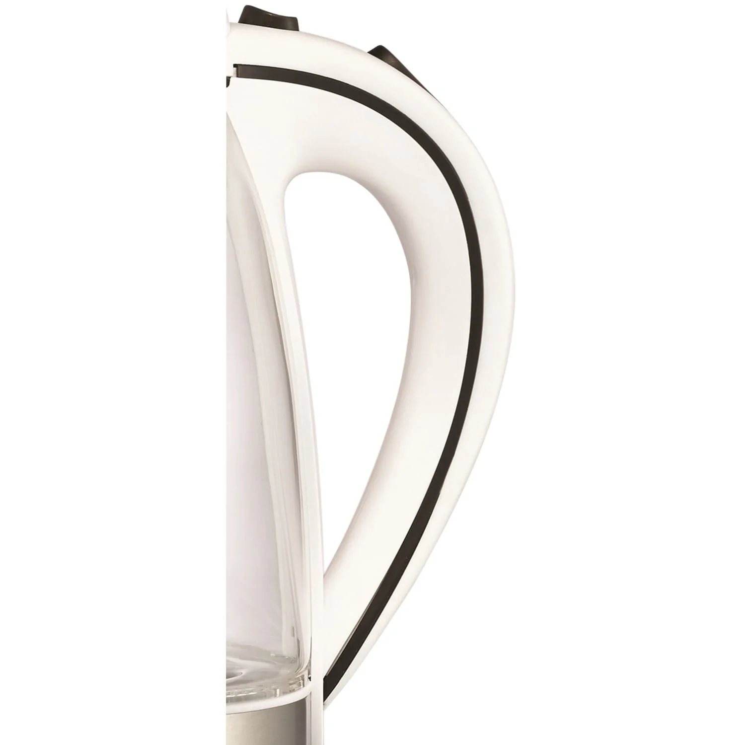 Brentwood 1100-Watt 1.8-Qt. 7-Cup Cordless Tempered-Glass Electric Kettle with Auto Shut-off, White - Image 4
