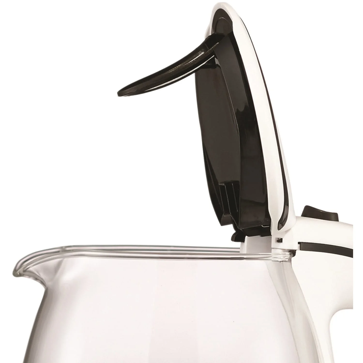 Brentwood 1100-Watt 1.8-Qt. 7-Cup Cordless Tempered-Glass Electric Kettle with Auto Shut-off, White - Image 5