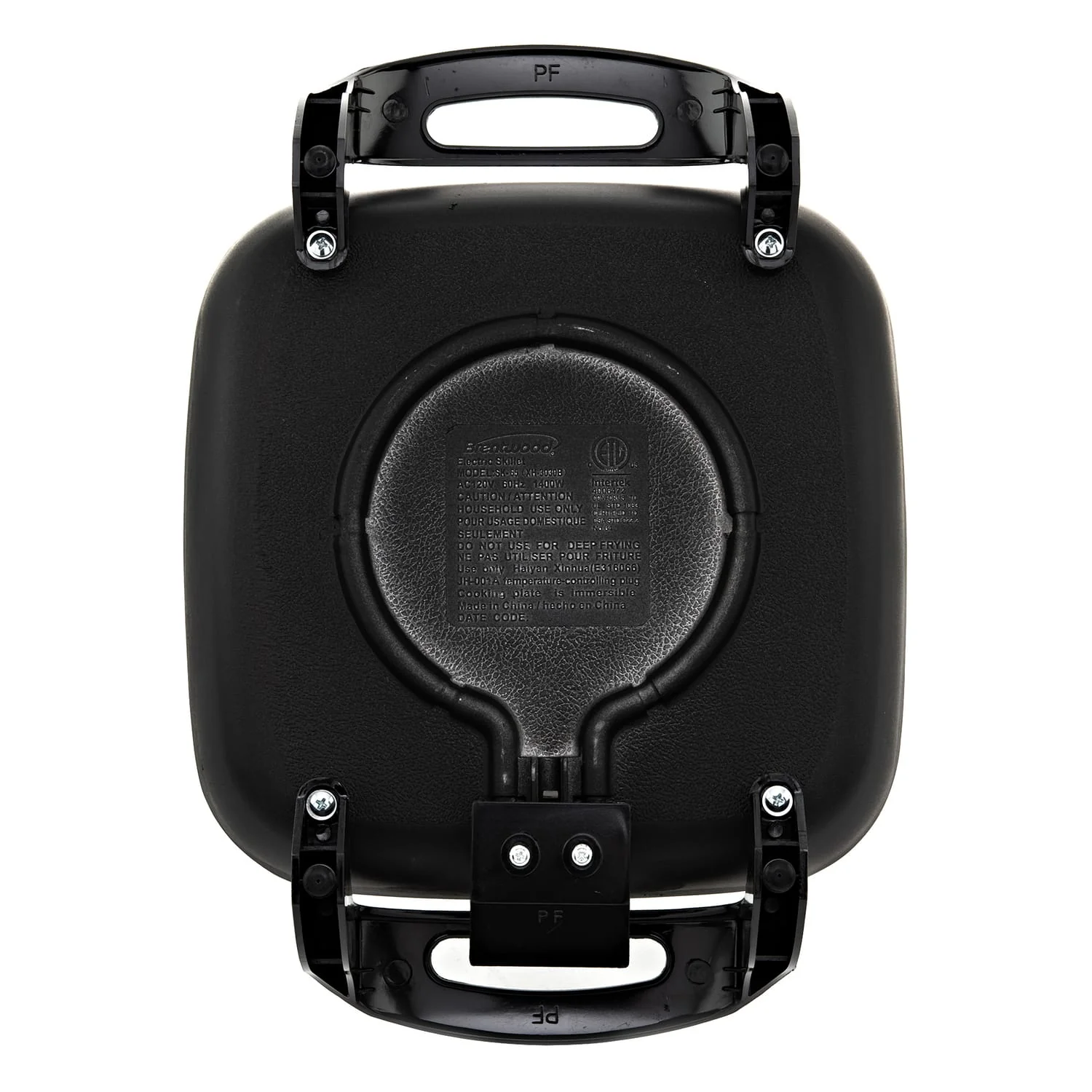 Brentwood 12-In. 1300-Watt Nonstick Electric Skillet with Glass Lid - Image 3