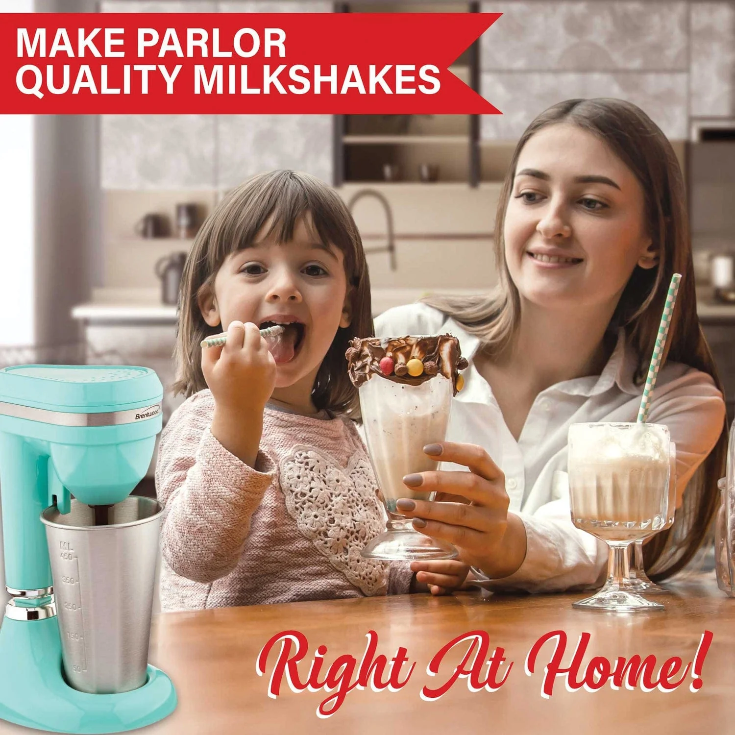 Brentwood 15-Ounce Classic Milkshake Maker - Image 2