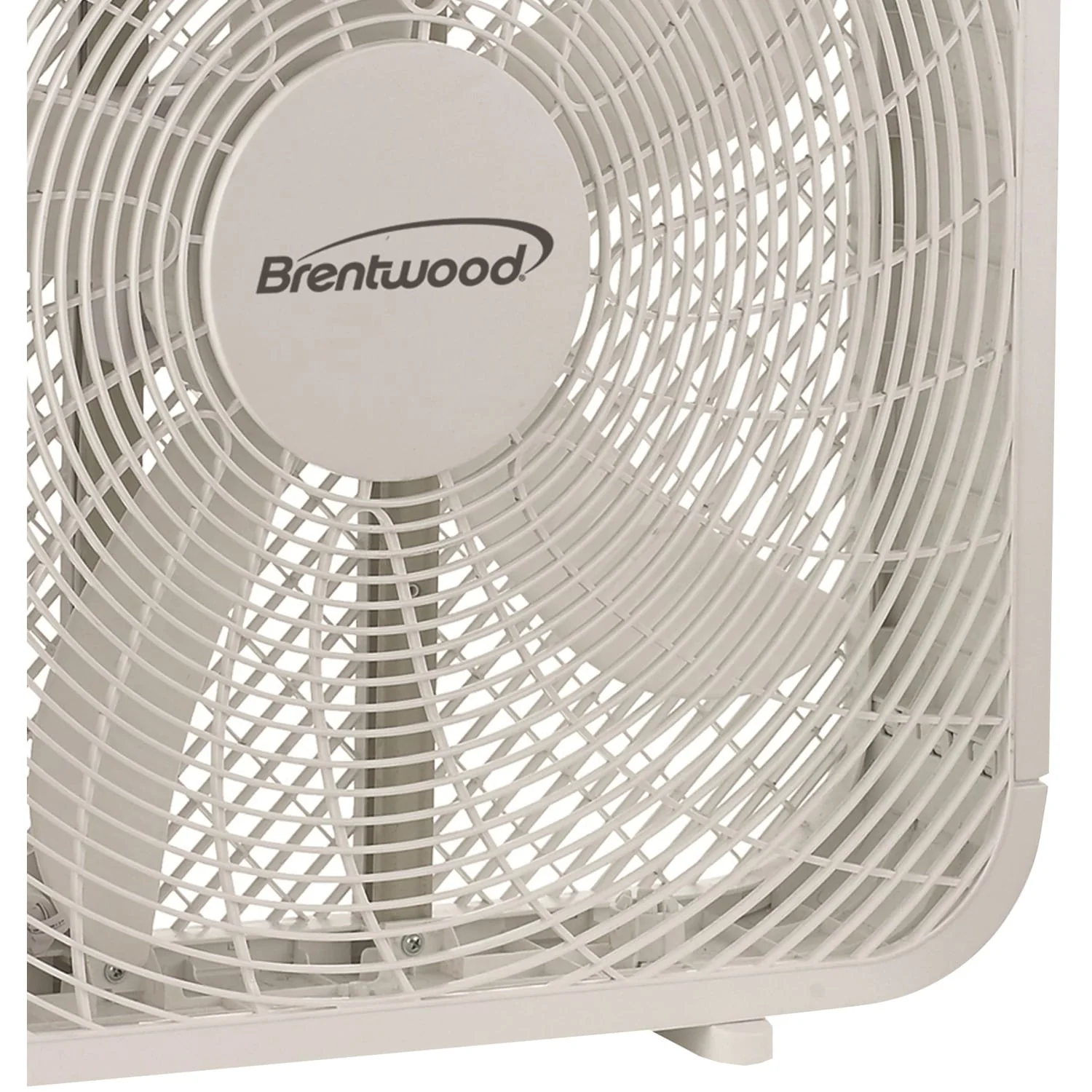 Brentwood 20-In. Portable Box Fan with 3 Speeds, 2294 CFM, 5 Blades, 60 Watts, Slim Design, 72-In. Cord - Image 3
