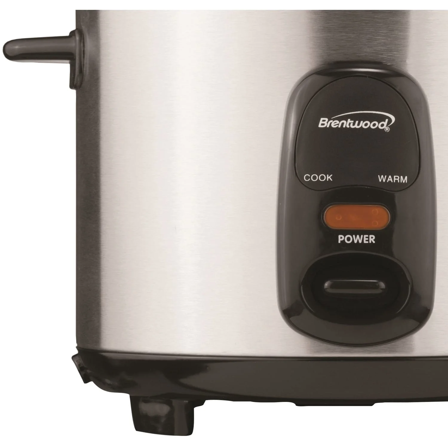 Brentwood 5-Cups Uncooked/10-Cups Cooked Electric Rice Cooker, Stainless Steel - Image 4