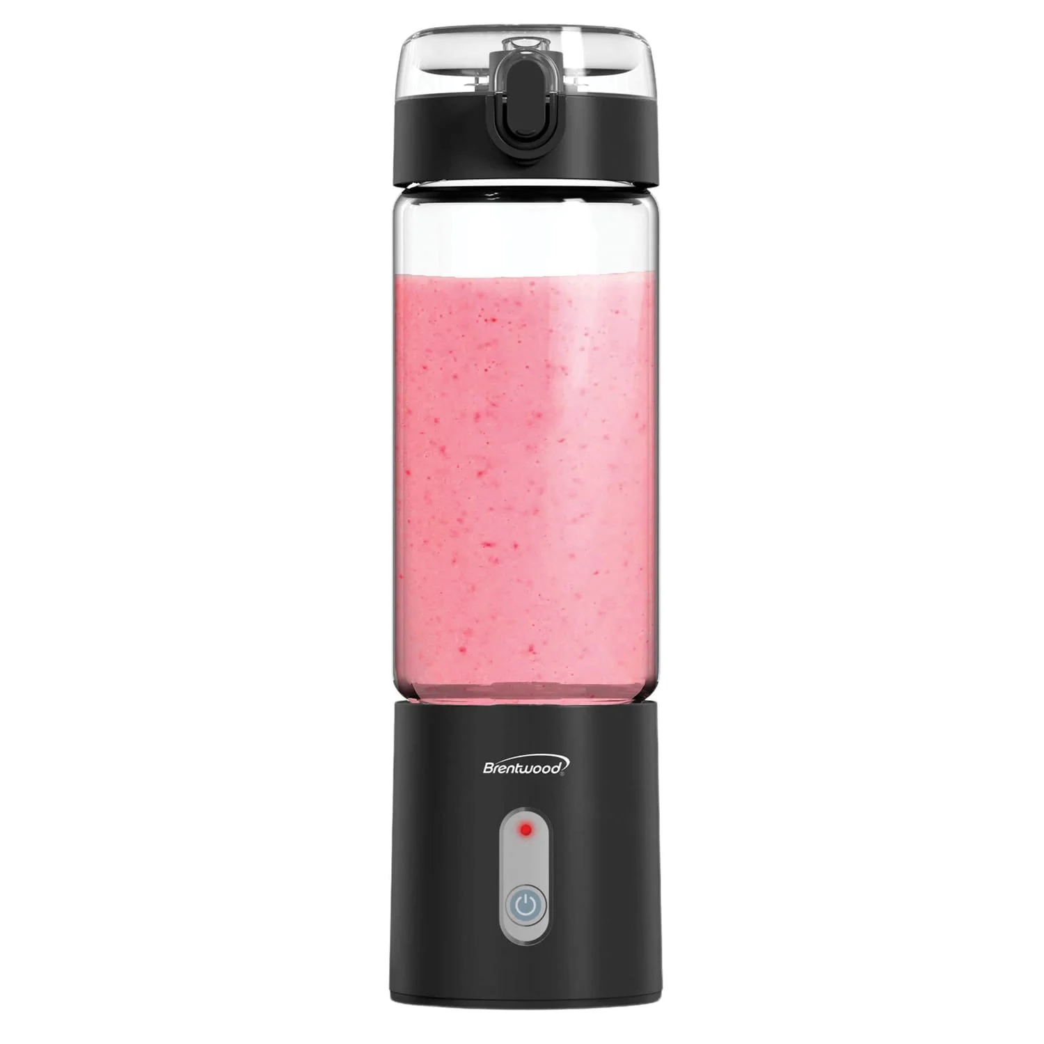 Brentwood 50-Watt 17-Oz. Portable Battery-Operated USB-Chargeable Glass Blender, Black - Image 2
