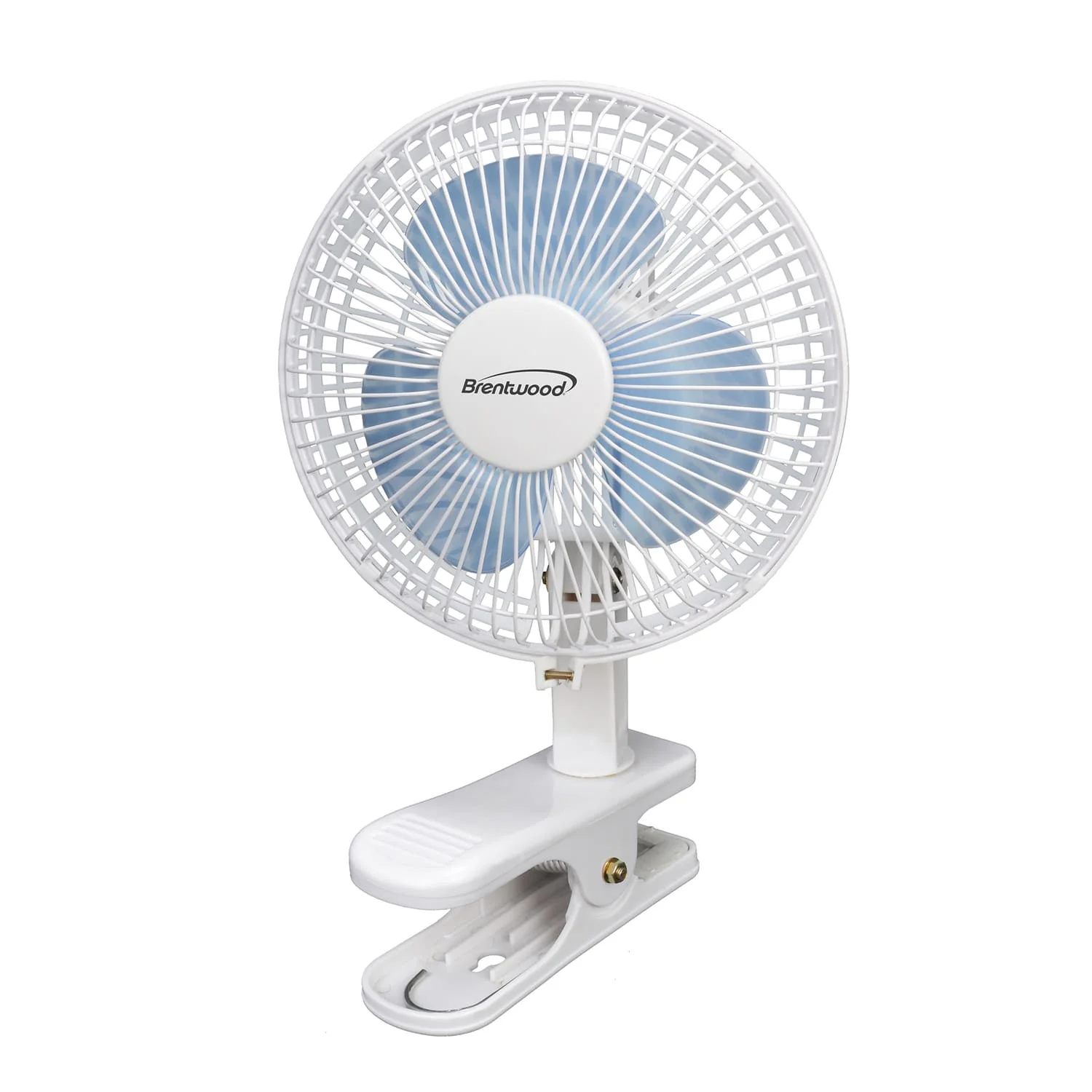 Brentwood 6-In. 2-Speed Convertible Clip-on Desk Fan - Image 2