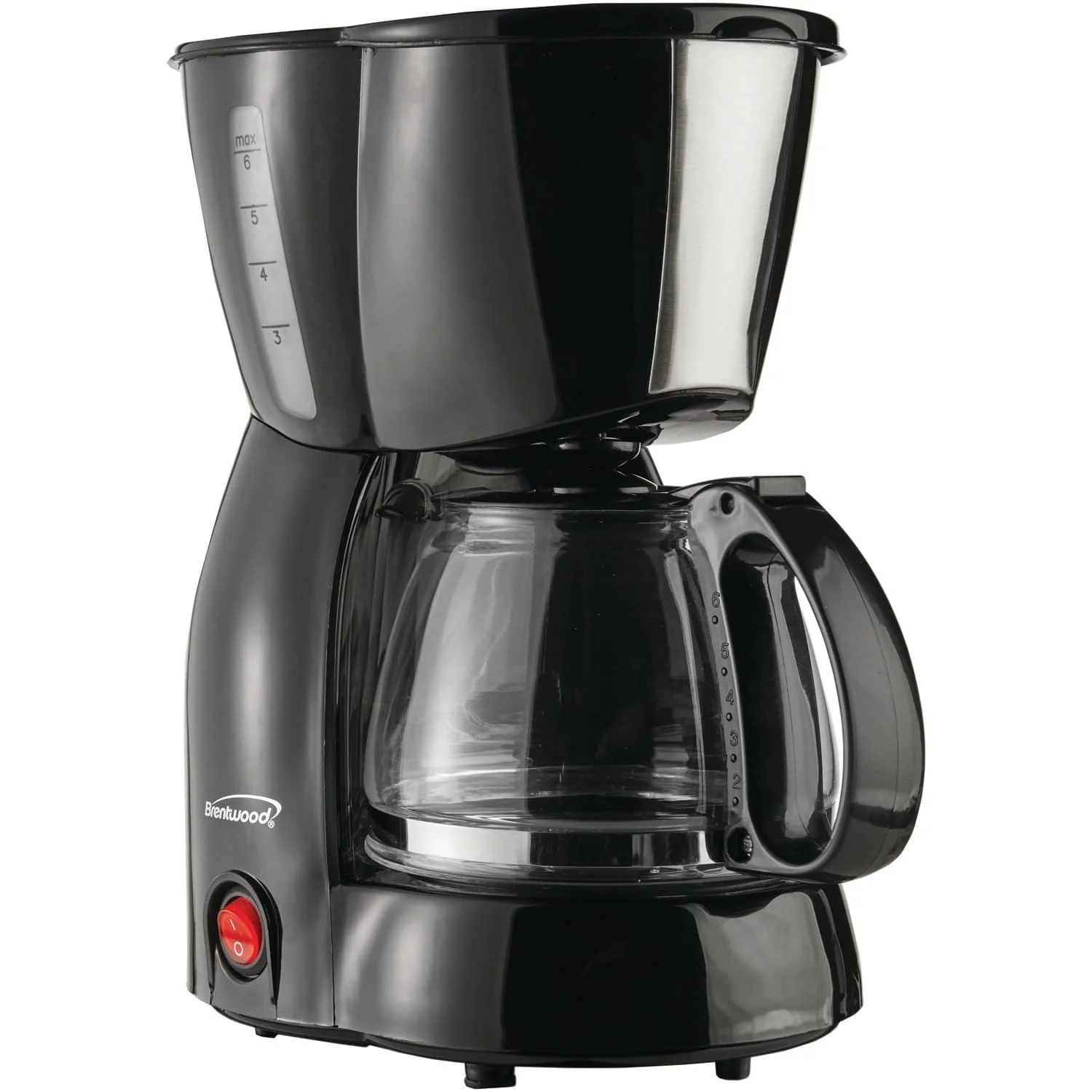 Brentwood 650-Watt 4-Cup Coffee Maker, Black