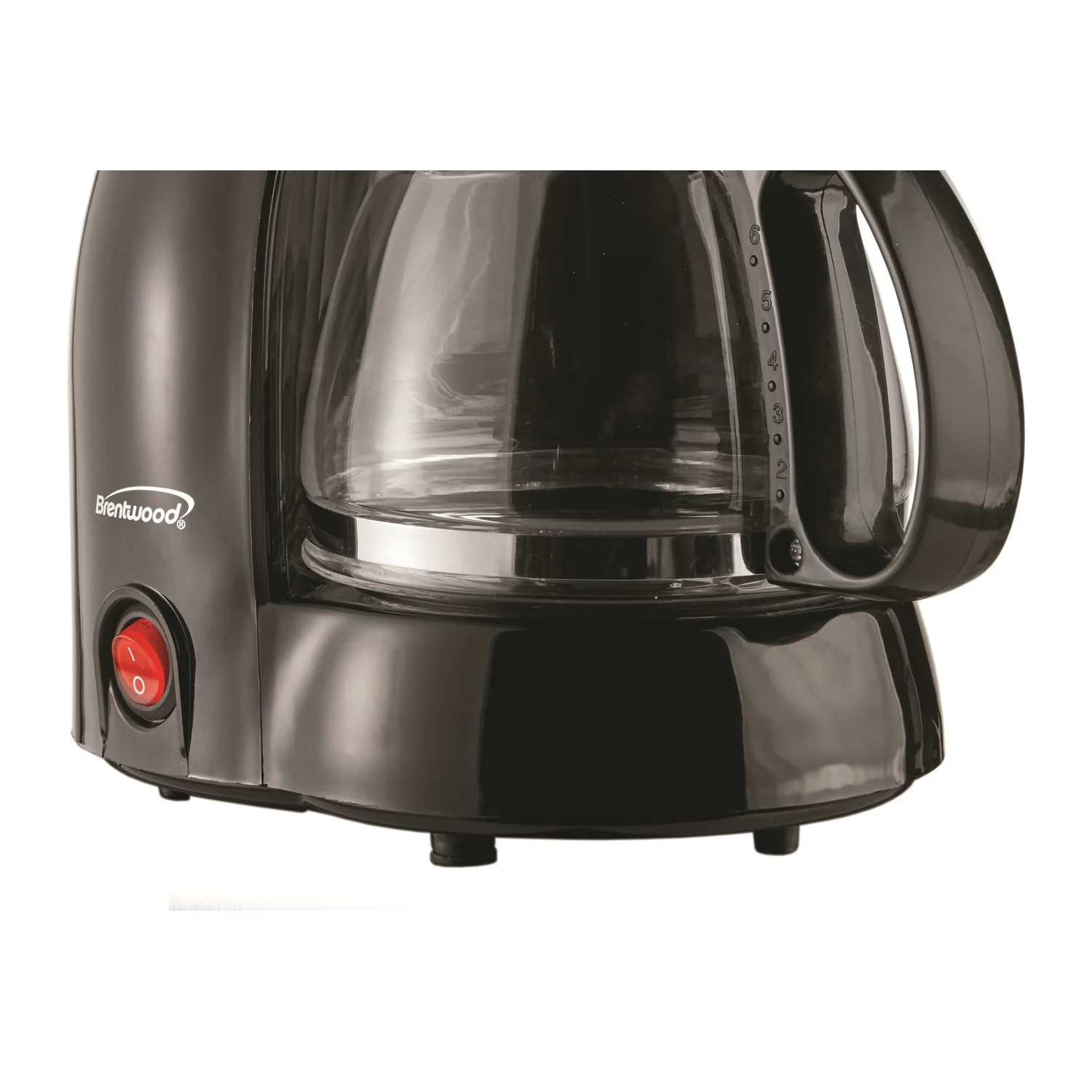 Brentwood 650-Watt 4-Cup Coffee Maker, Black - Image 4