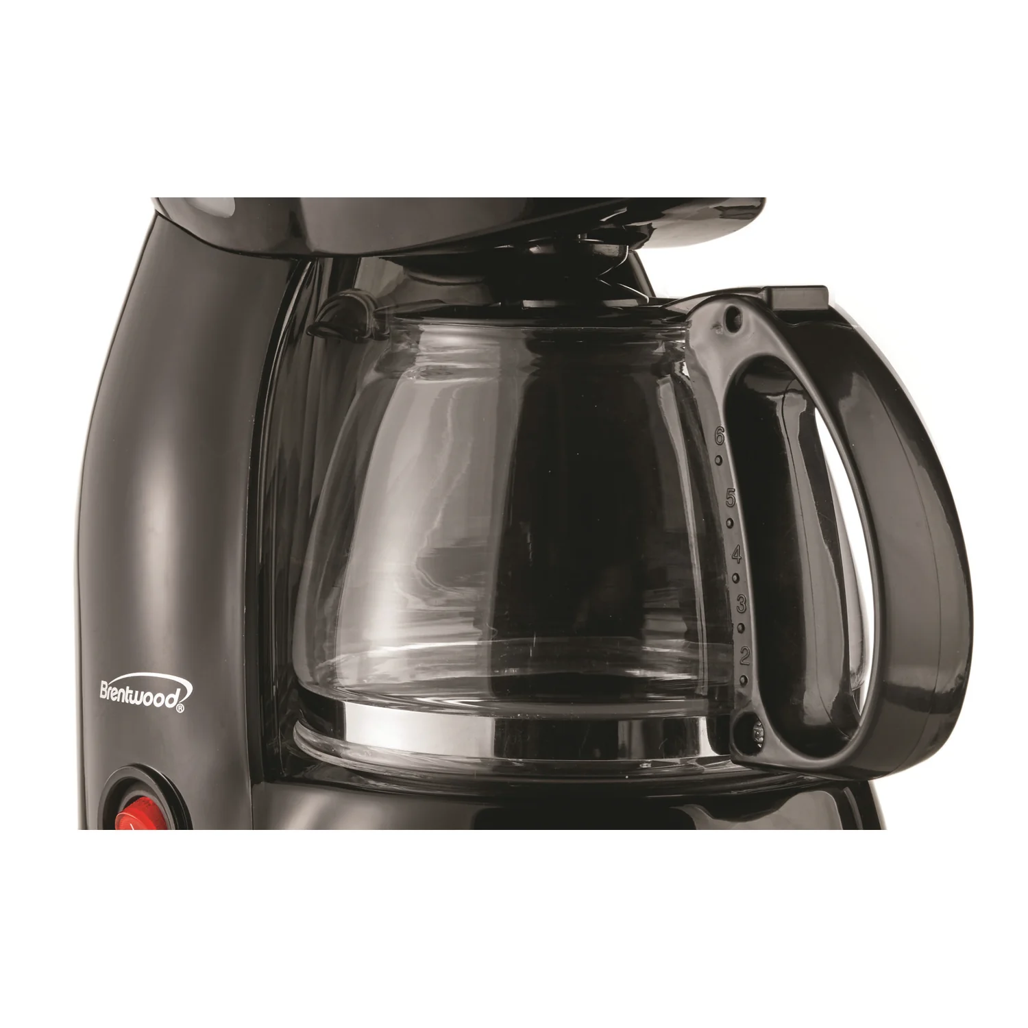 Brentwood 650-Watt 4-Cup Coffee Maker, Black - Image 5