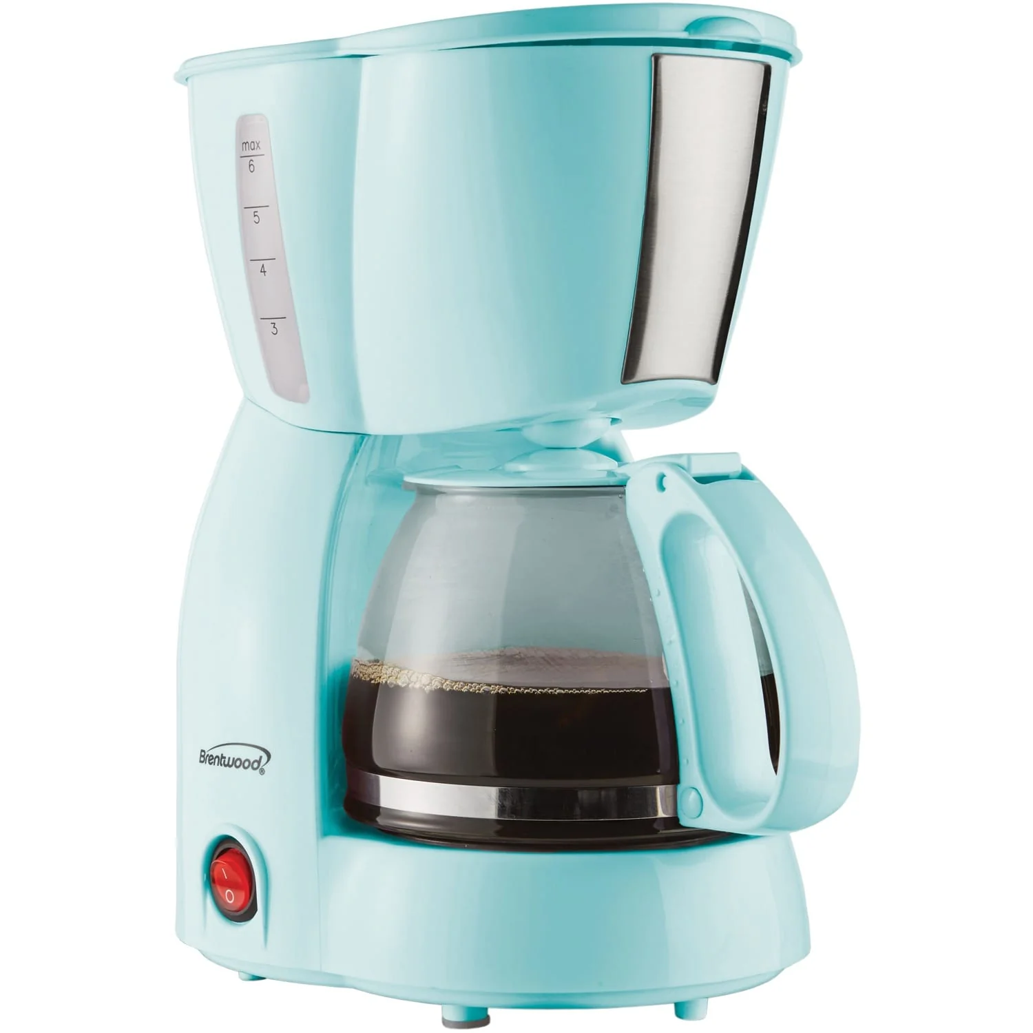 Brentwood 650-Watt 4-Cup Coffee Maker, Blue