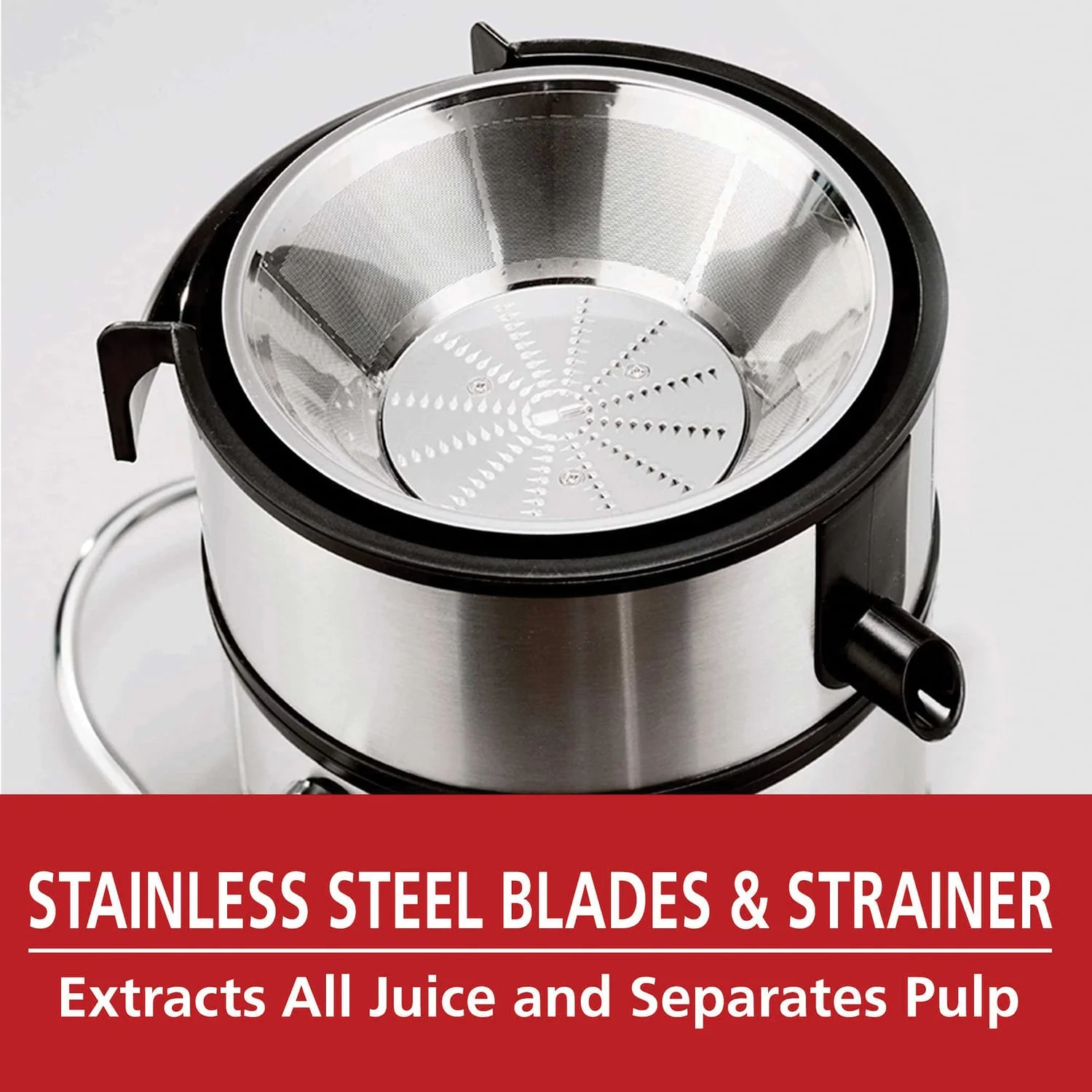 Brentwood 800-Watt 2-Speed Electric Juice Extractor - Image 5