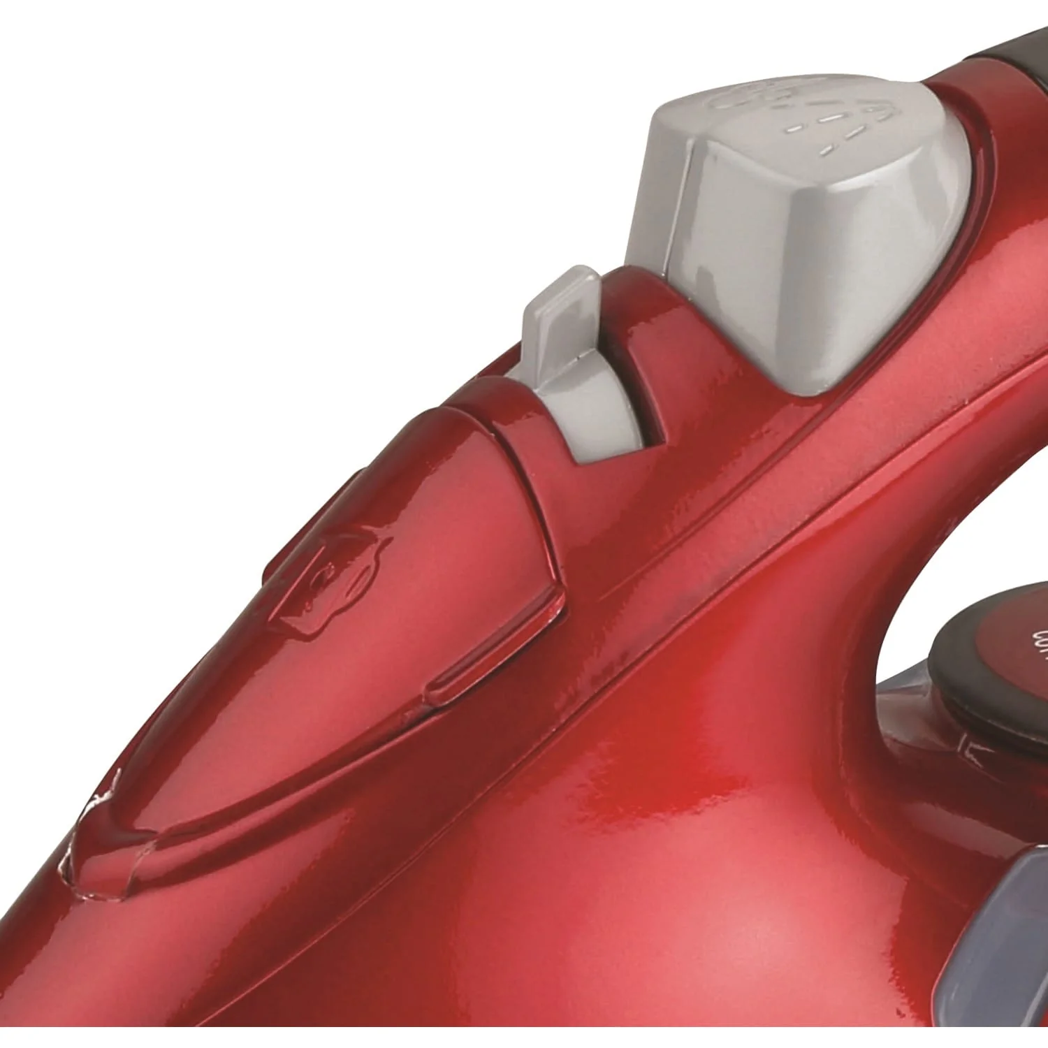 Brentwood Full-Size Nonstick Steam Iron, Red - Image 5