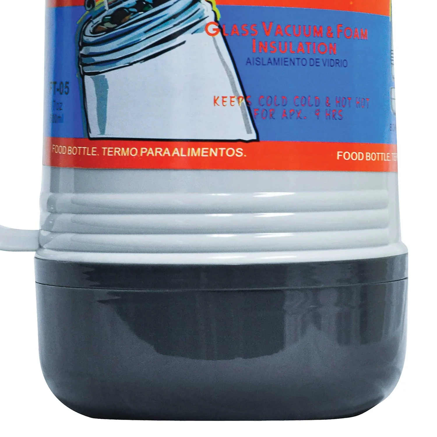Brentwood Glass and Foam 17-Oz. Vacuum-Insulated Food Jar - Image 3