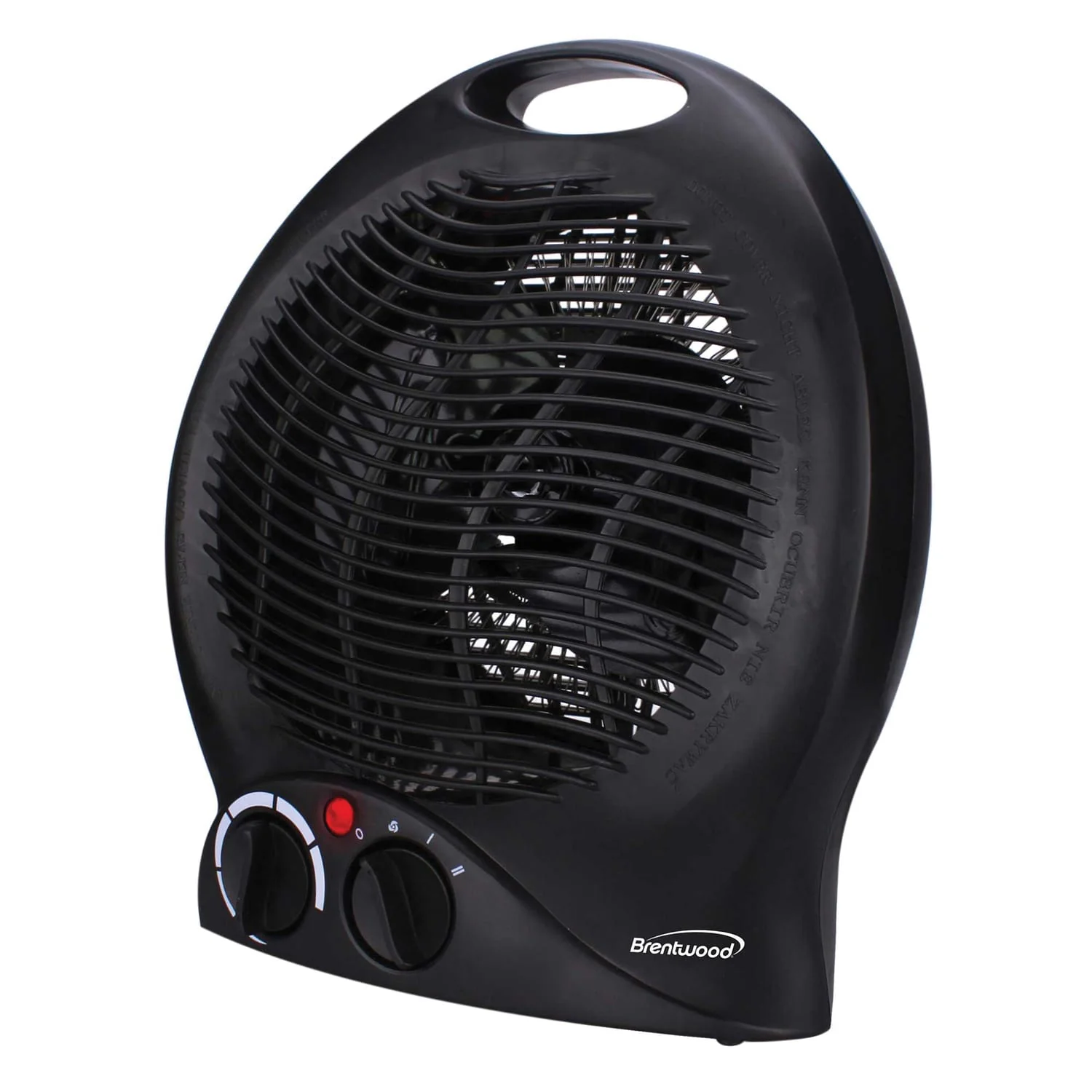 Brentwood H-F301BK 1500-Watt-Max Portable Electric Space Heater and Fan, Black - Image 5