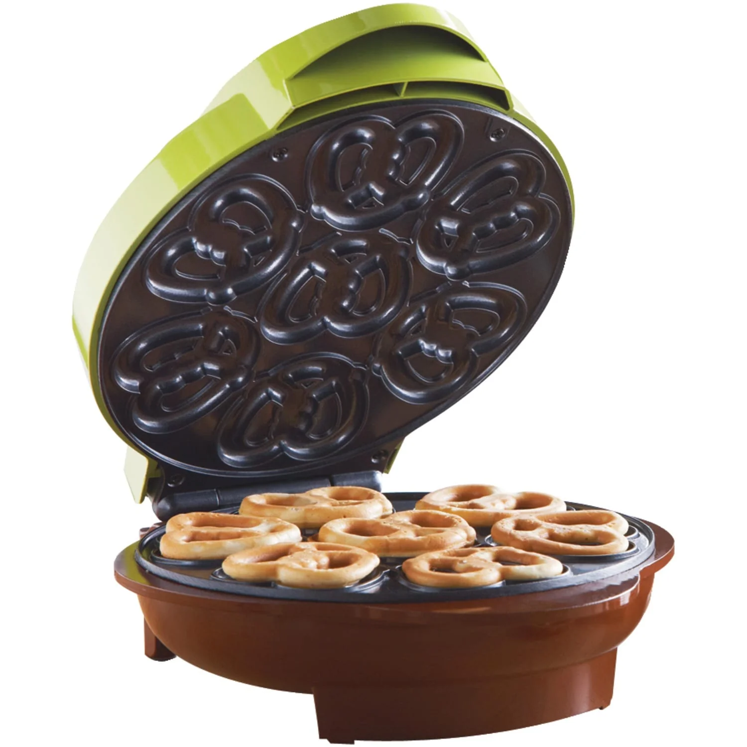 Brentwood Just For Fun Electric 6-Hole Nonstick Mini Pretzel Maker