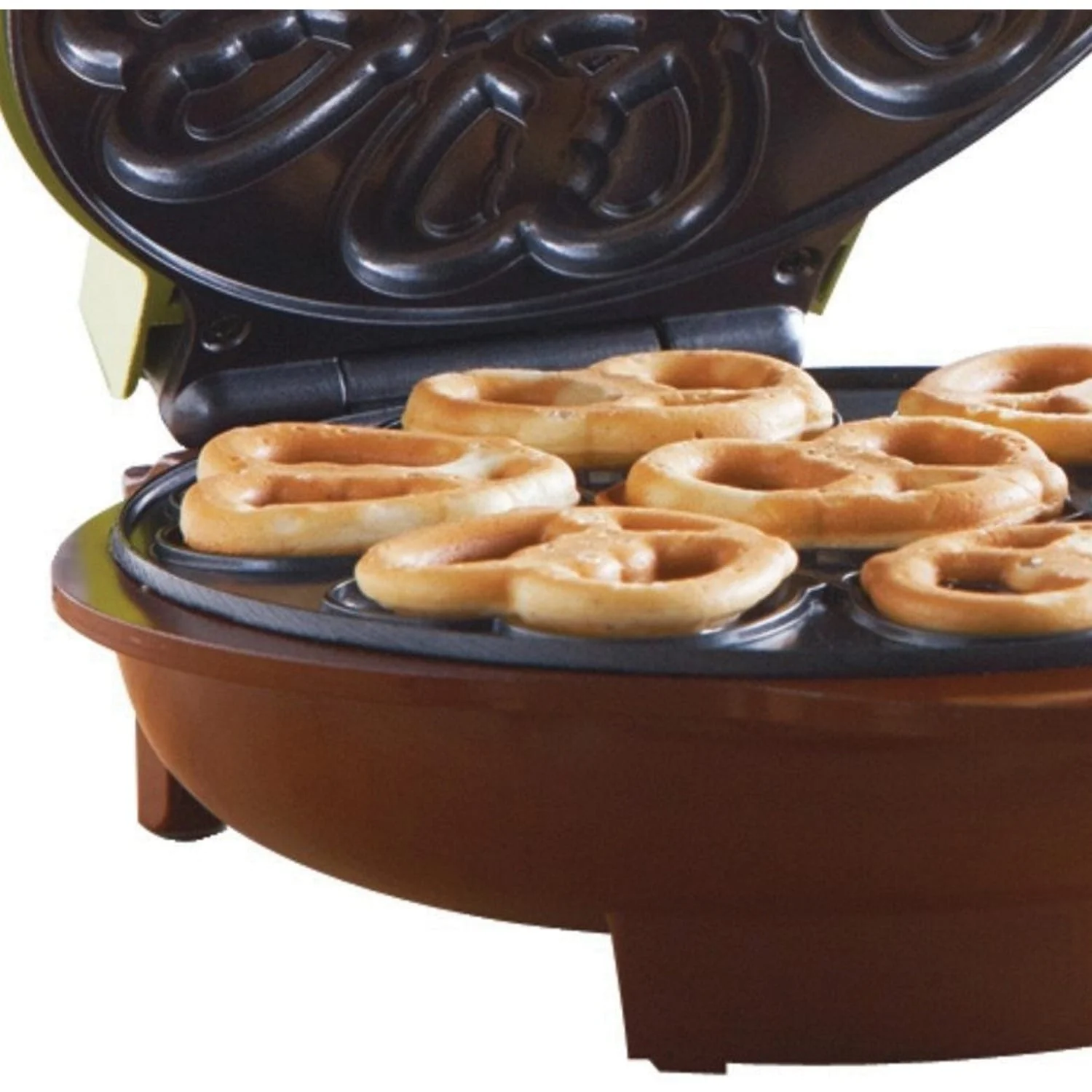 Brentwood Just For Fun Electric 6-Hole Nonstick Mini Pretzel Maker - Image 5
