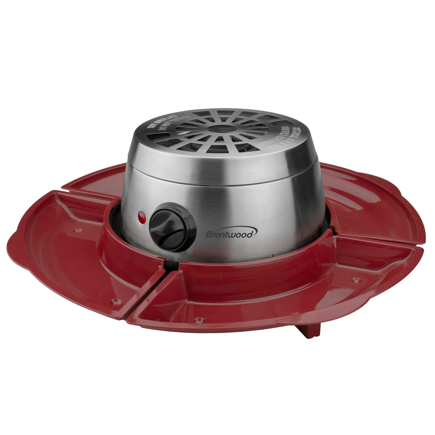 Brentwood Just For Fun Indoor Electric Stainless Steel S’mores Maker with 4 Trays and 4 Roasting Forks
