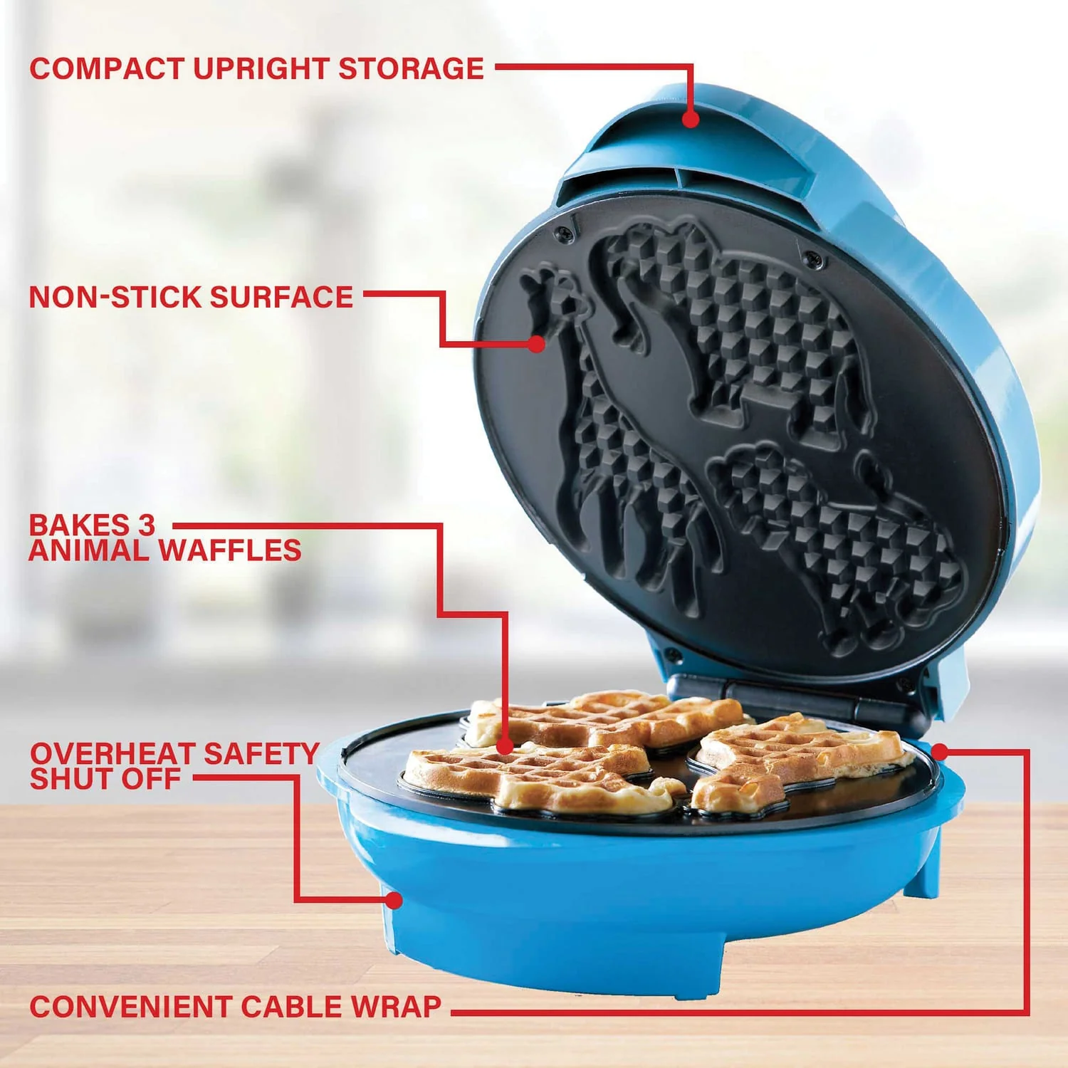 Brentwood Just For Fun Nonstick Animal Shape Electric Food Maker - Image 2