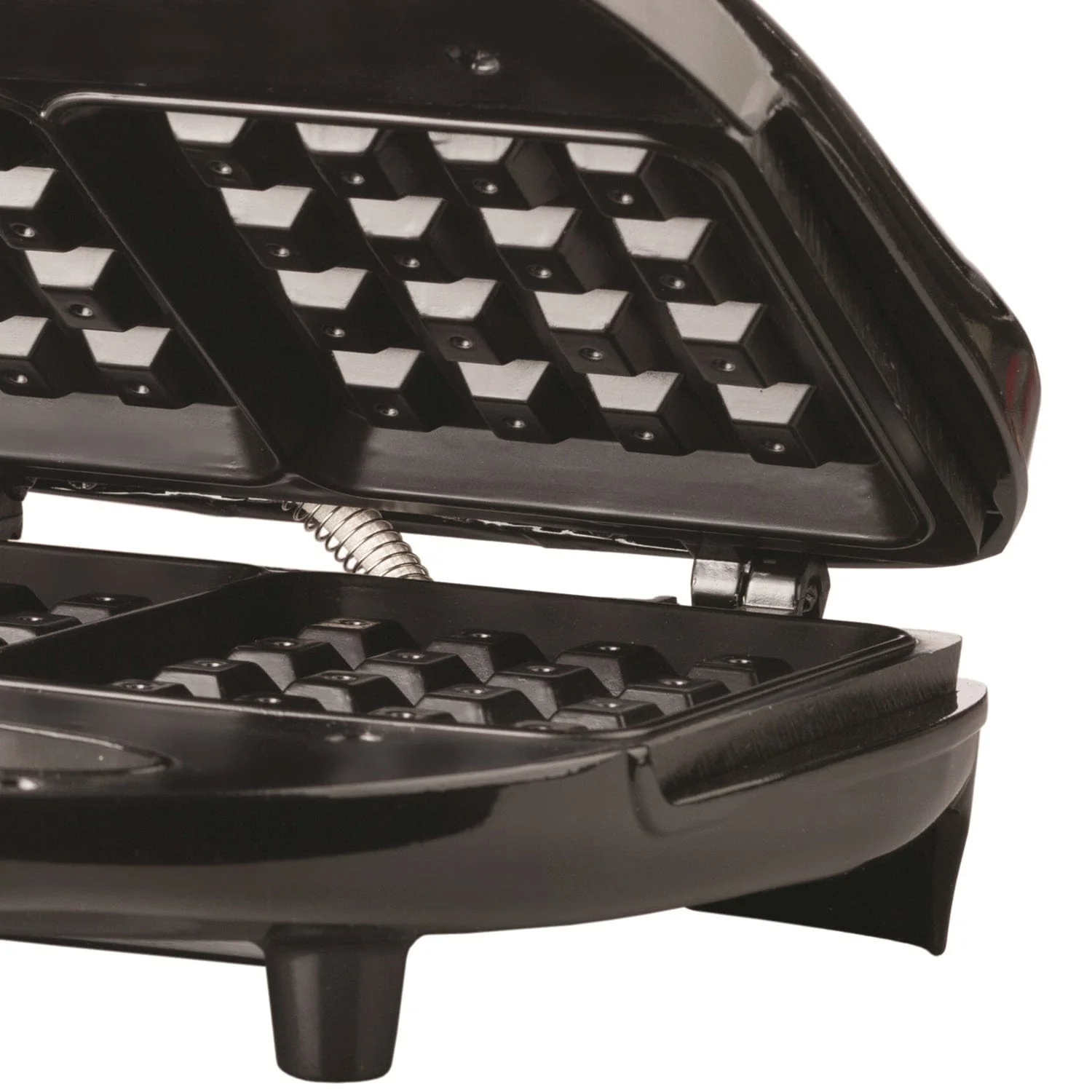 Brentwood Nonstick Dual Waffle Maker, Black - Image 4