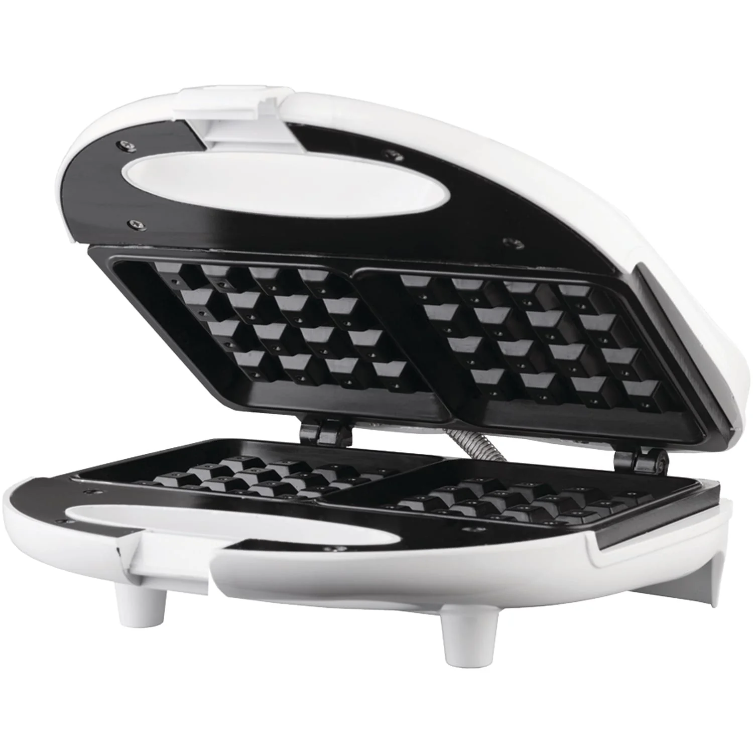 Brentwood Nonstick Dual Waffle Maker, White