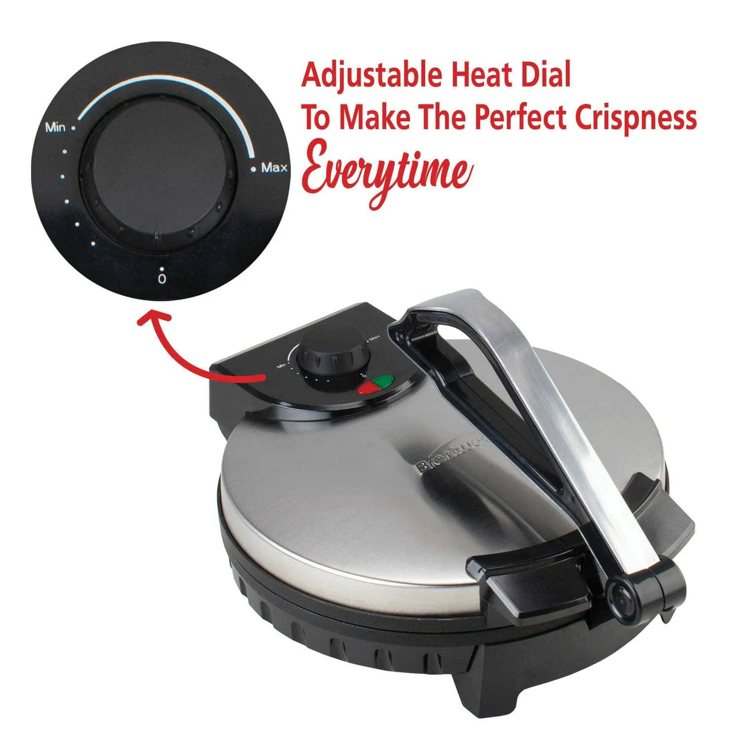 Brentwood Nonstick Electric Tortilla Maker, 8 In. - Image 3
