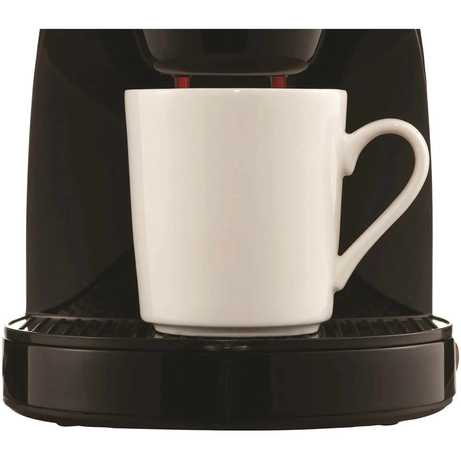 Brentwood Single-Serve Drip Coffee Maker with Ceramic Mug, White - Image 2