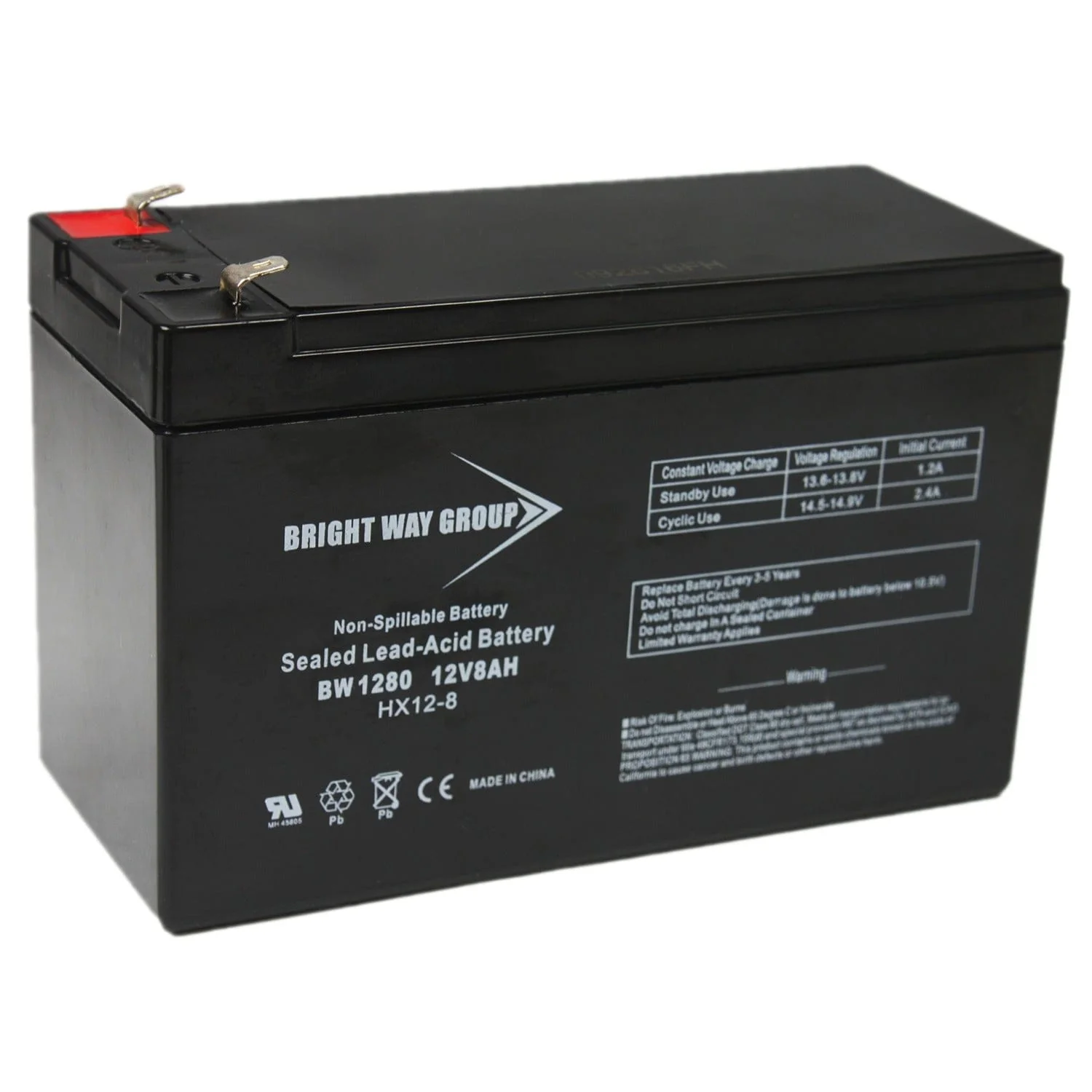 Bright Way Group BWG 1280 F1 Battery
