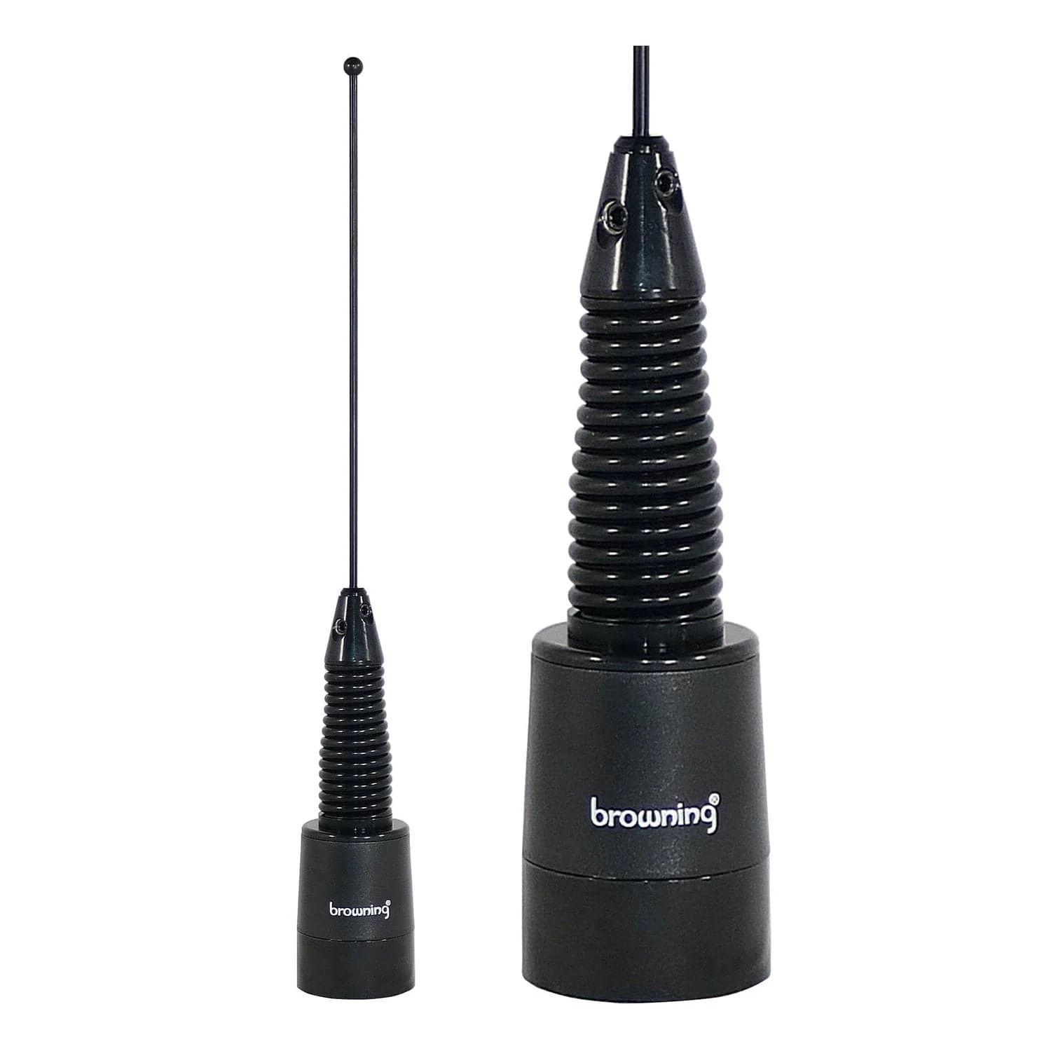 Browning 160-Watt Wide-Band 380 MHz to 520 MHz Antenna with Spring and NMO Mounting, Black