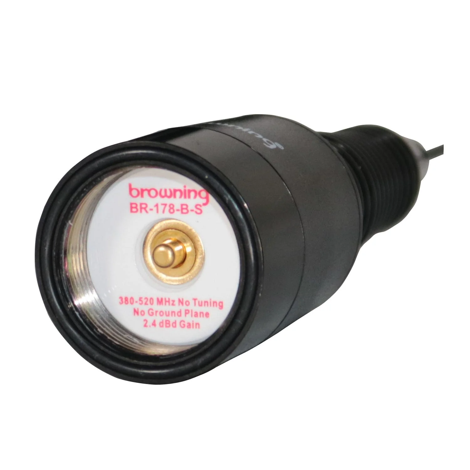 Browning 160-Watt Wide-Band 380 MHz to 520 MHz Antenna with Spring and NMO Mounting, Black - Image 2