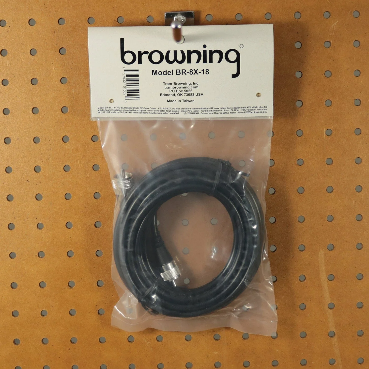 Browning 18-Ft. Heavy-Duty CB Antenna Coaxial Cable Assembly with Preinstalled UHF PL-259, BR-8X-18 - Image 4