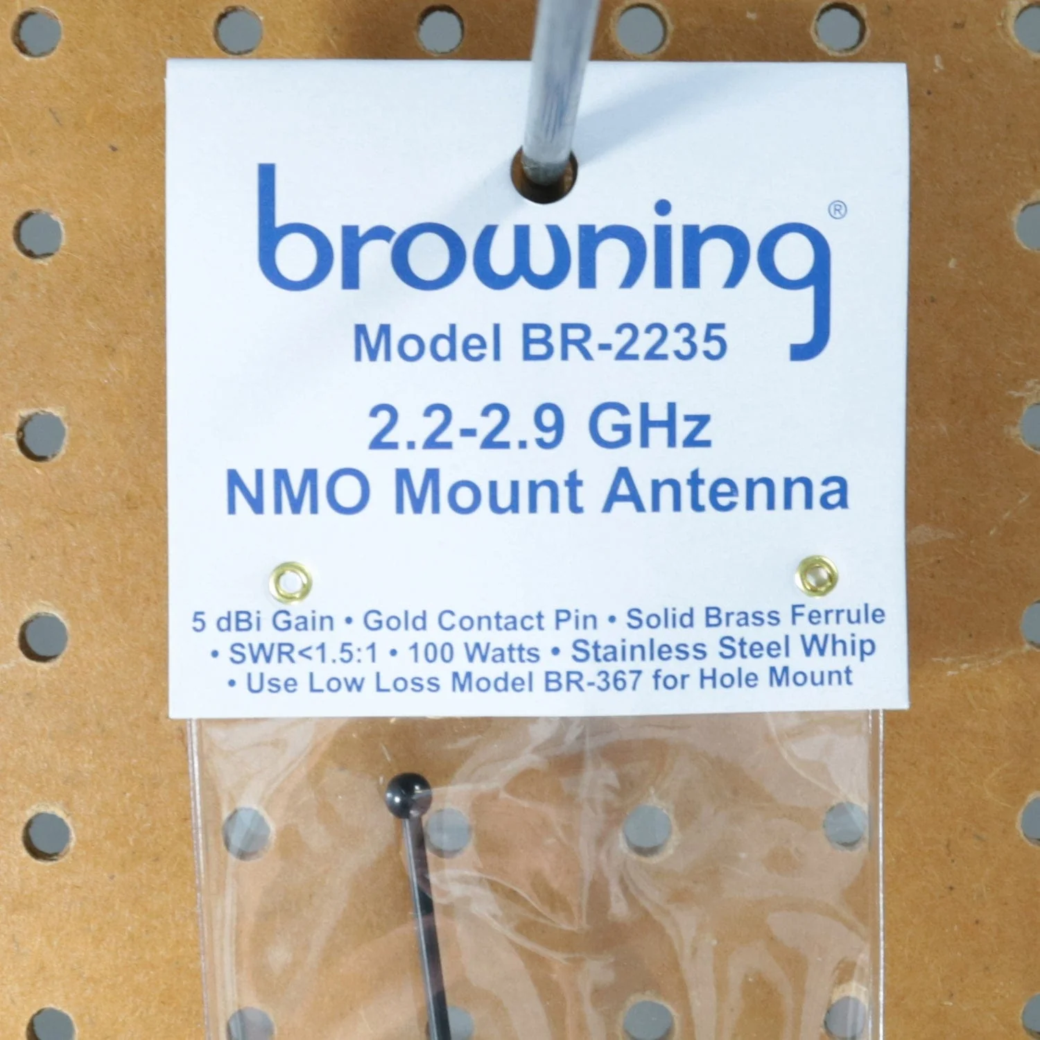 Browning 2.2 GHz to 2.9 GHz Wi-Fi 5-dBi Gain Pre-Tuned NMO-Mount Antenna, BR-2235 - Image 2