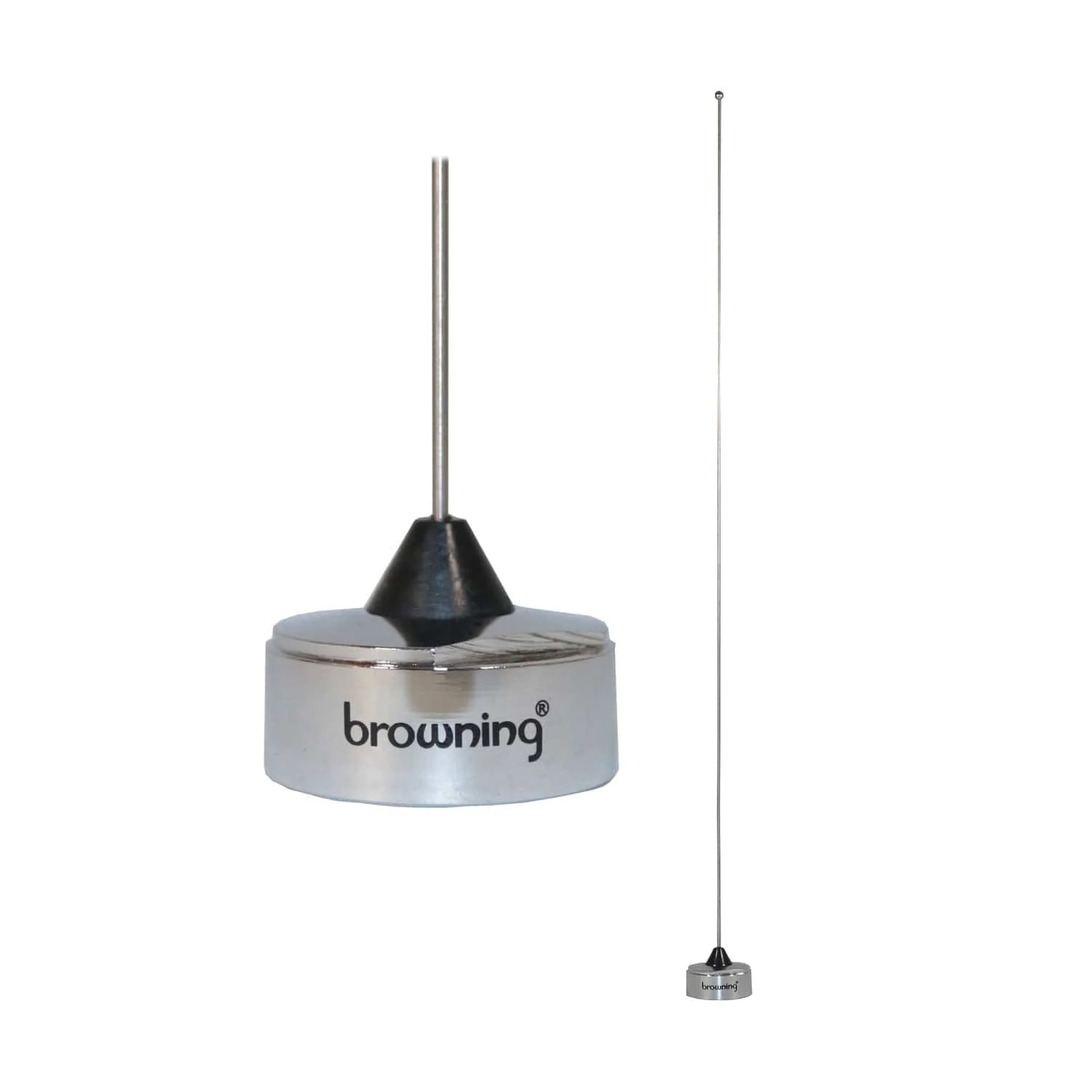Browning 200-Watt Pretuned 152 MHz to 162 MHz Tunable Nut-Type UHF Antenna with NMO Mounting, BR-PT152