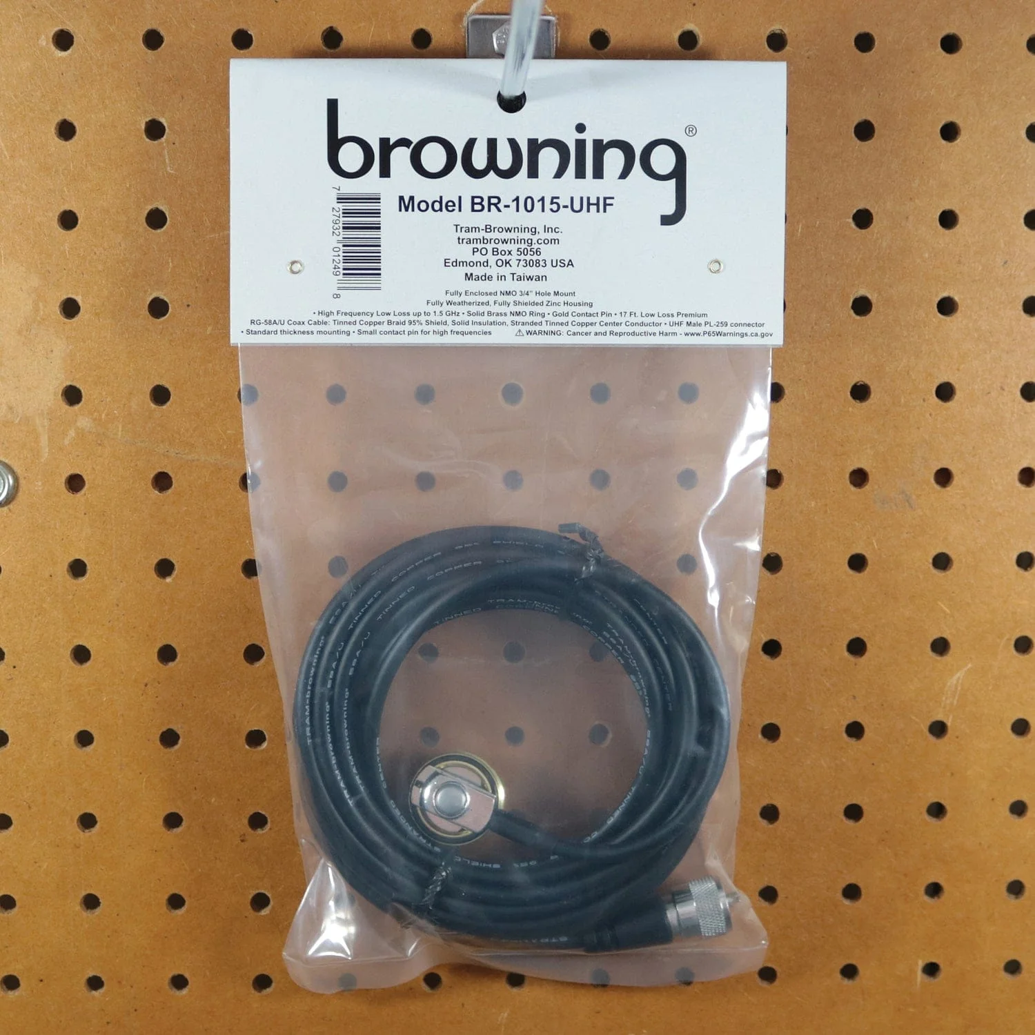 Browning 3/4-Inch Fully Enclosed NMO Hole Mount with Preinstalled UHF Male PL-259 Connector - Image 2