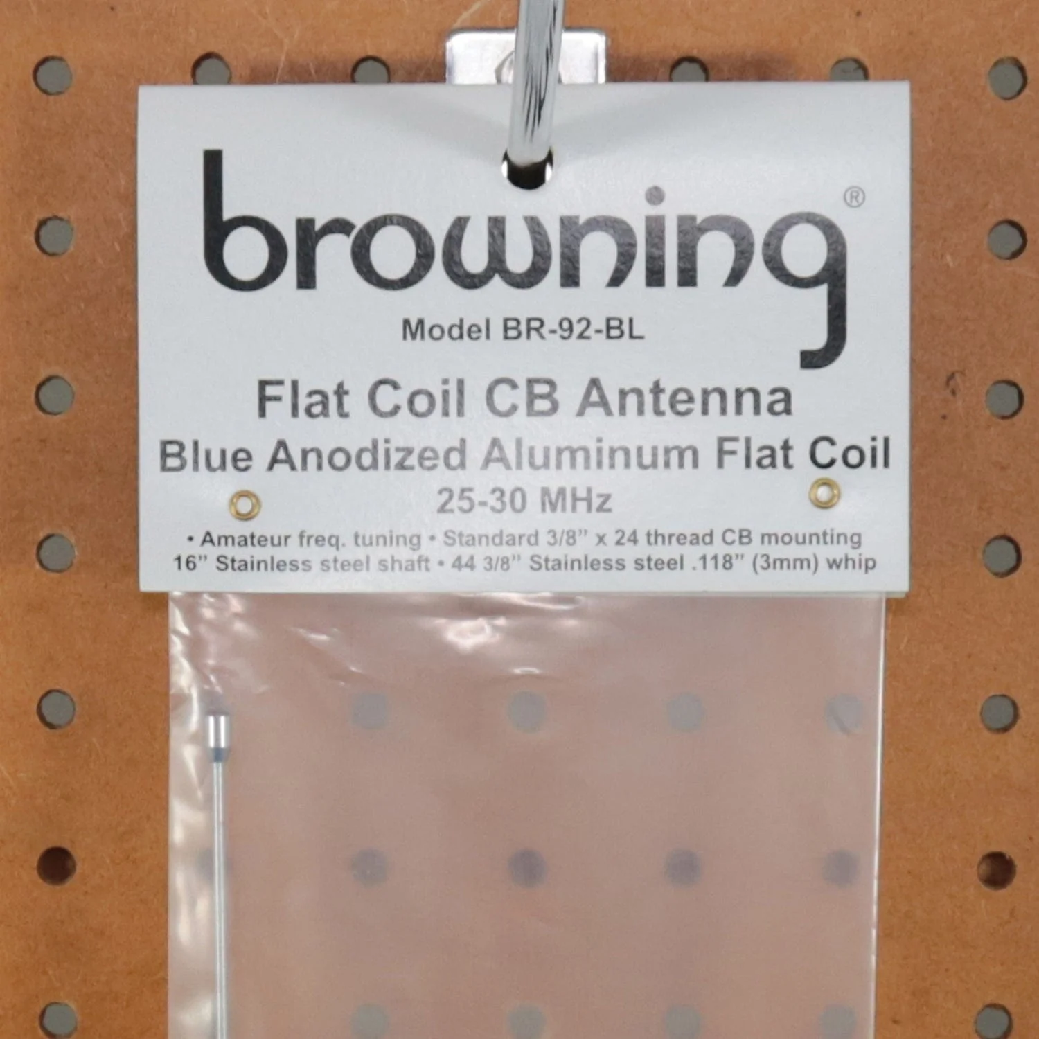Browning 68-In. 15000-Watt Flat-Coil CB Antenna with 16-In. Shaft, BR-92-BL - Image 4