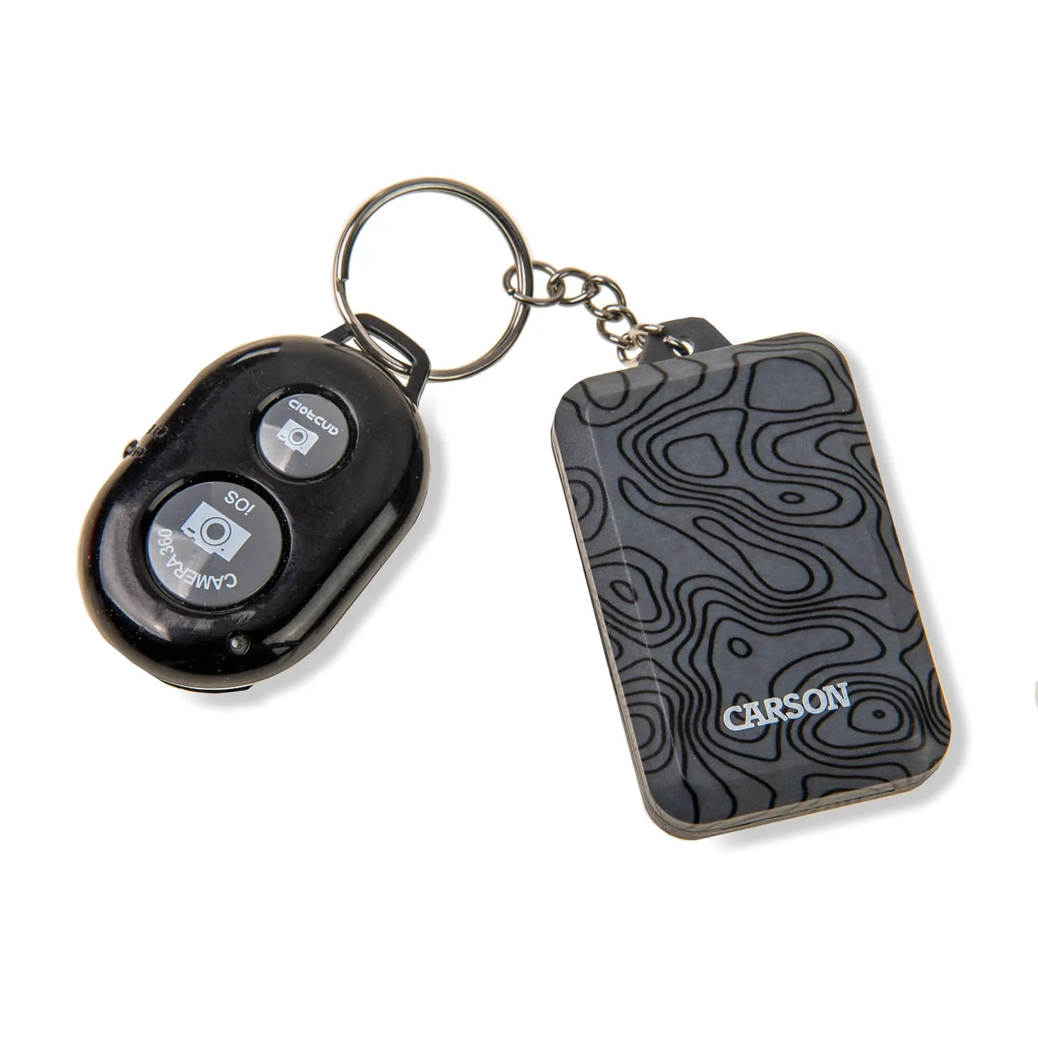 Carson 120-Lumen COB LED Keychain Flashlight with Stainless Steel Keyring, Gray, KL-10GY - Image 4